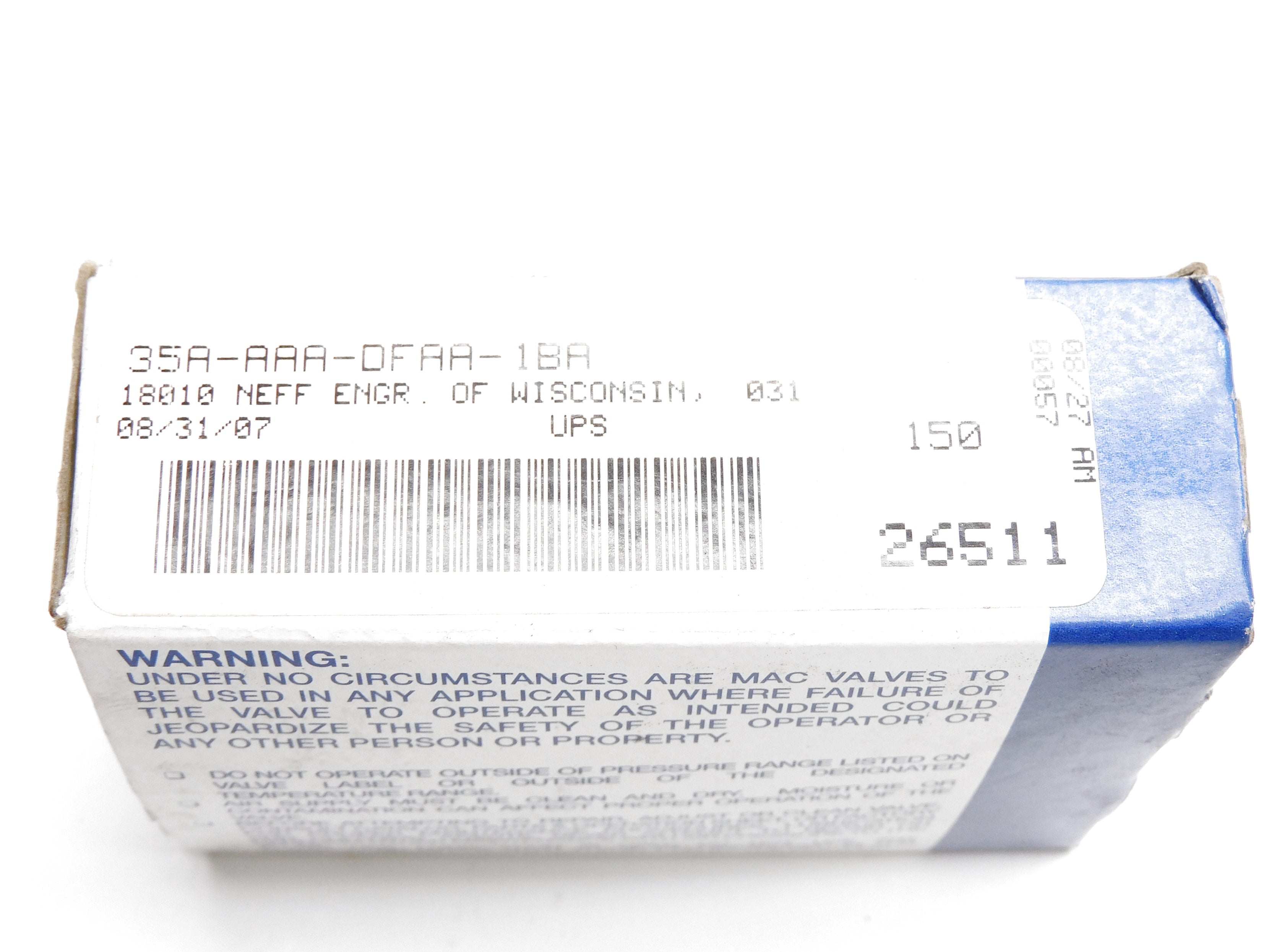 MAC 35A-AAA-DFAA-1BA 12VDC 120V PSI NSMP