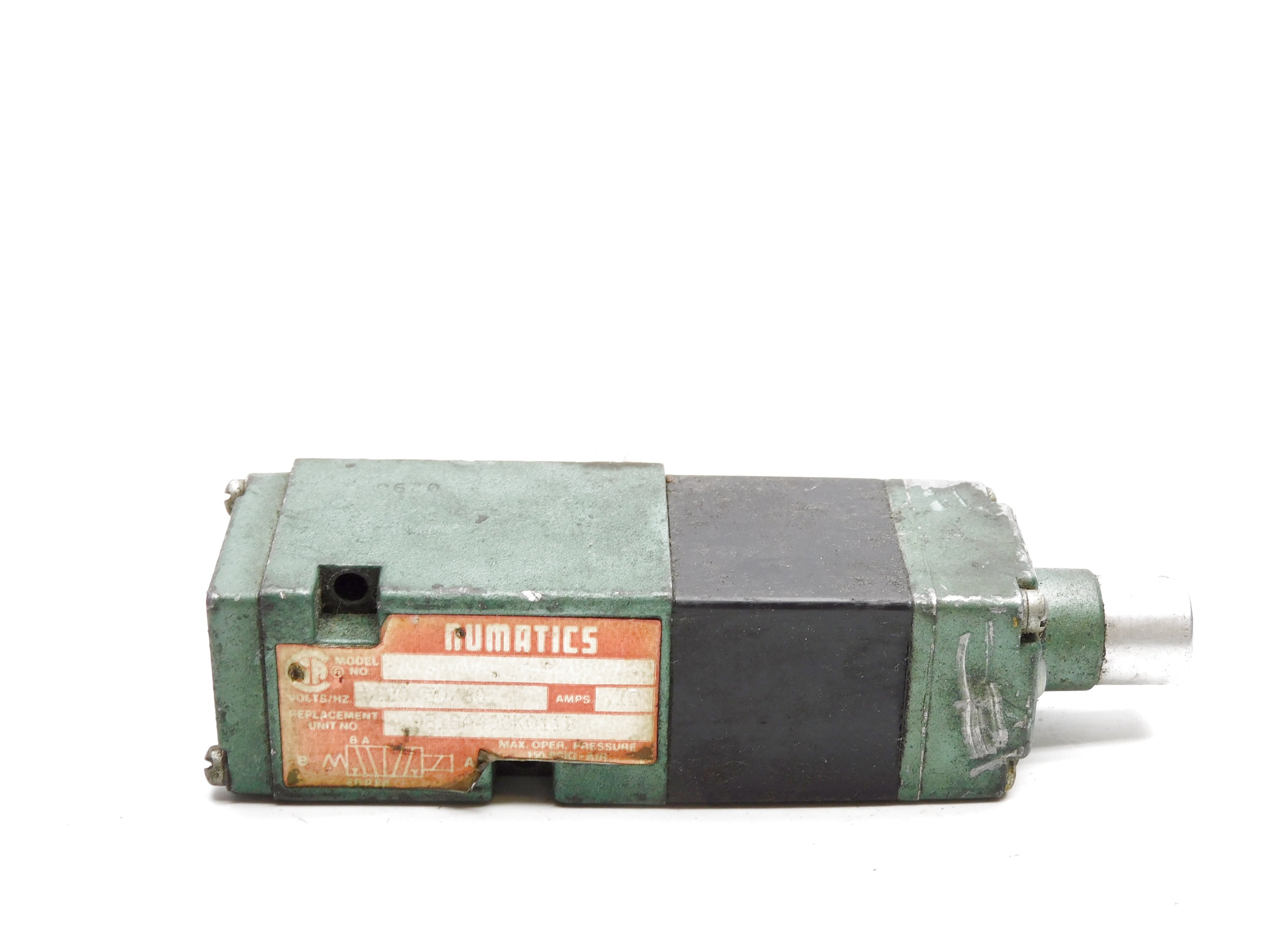 NUMATICS 081SA400K011B 120V 150PSI UNMP