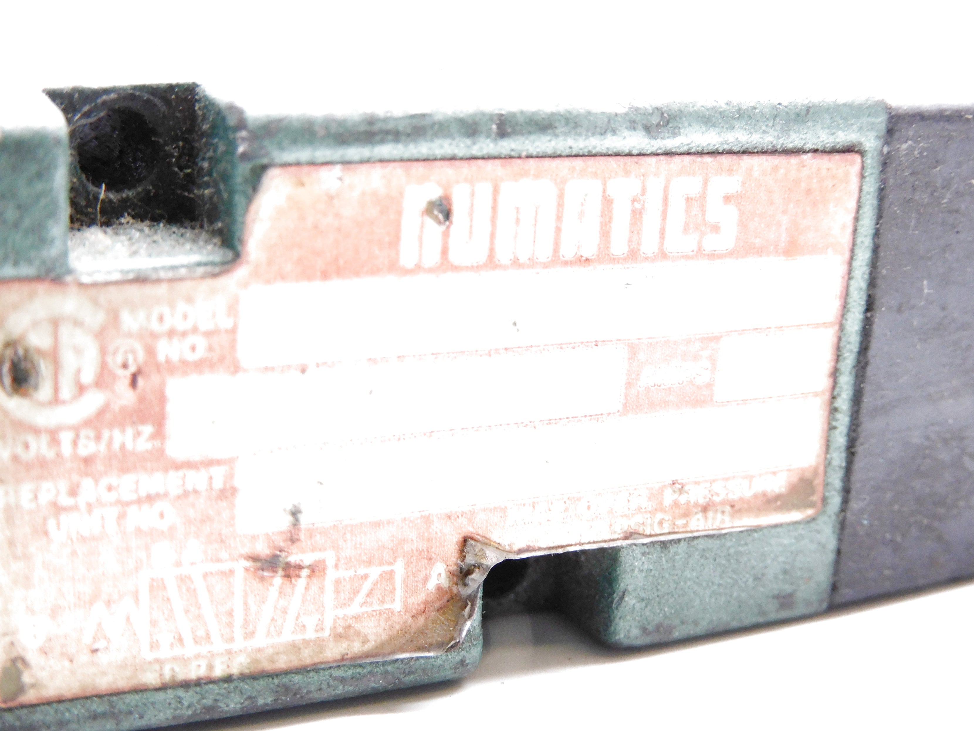 NUMATICS 081SA400K011B 120V 150PSI UNMP