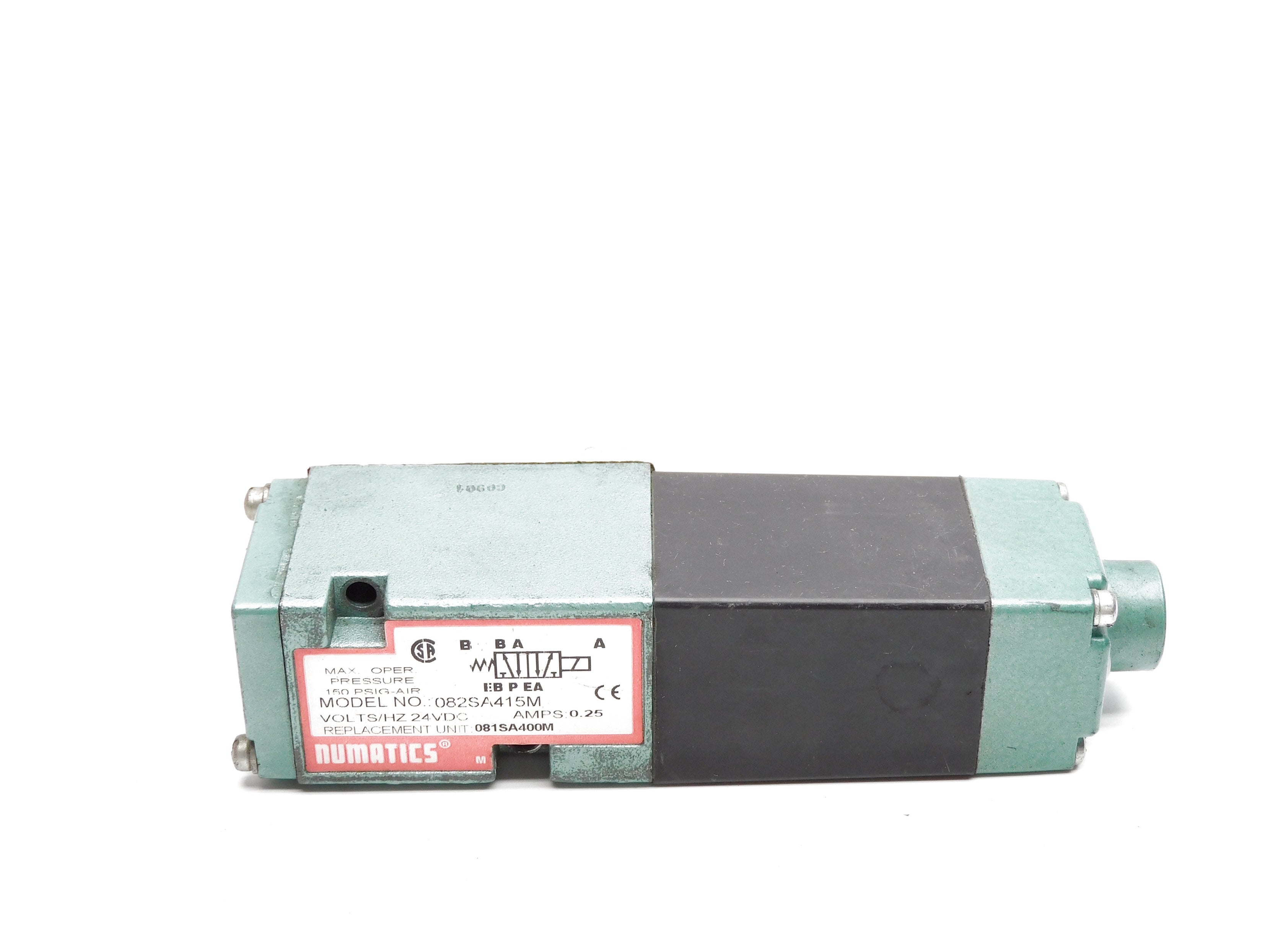 NUMATICS 082SA415M 24VDC 150PSIG UNMP