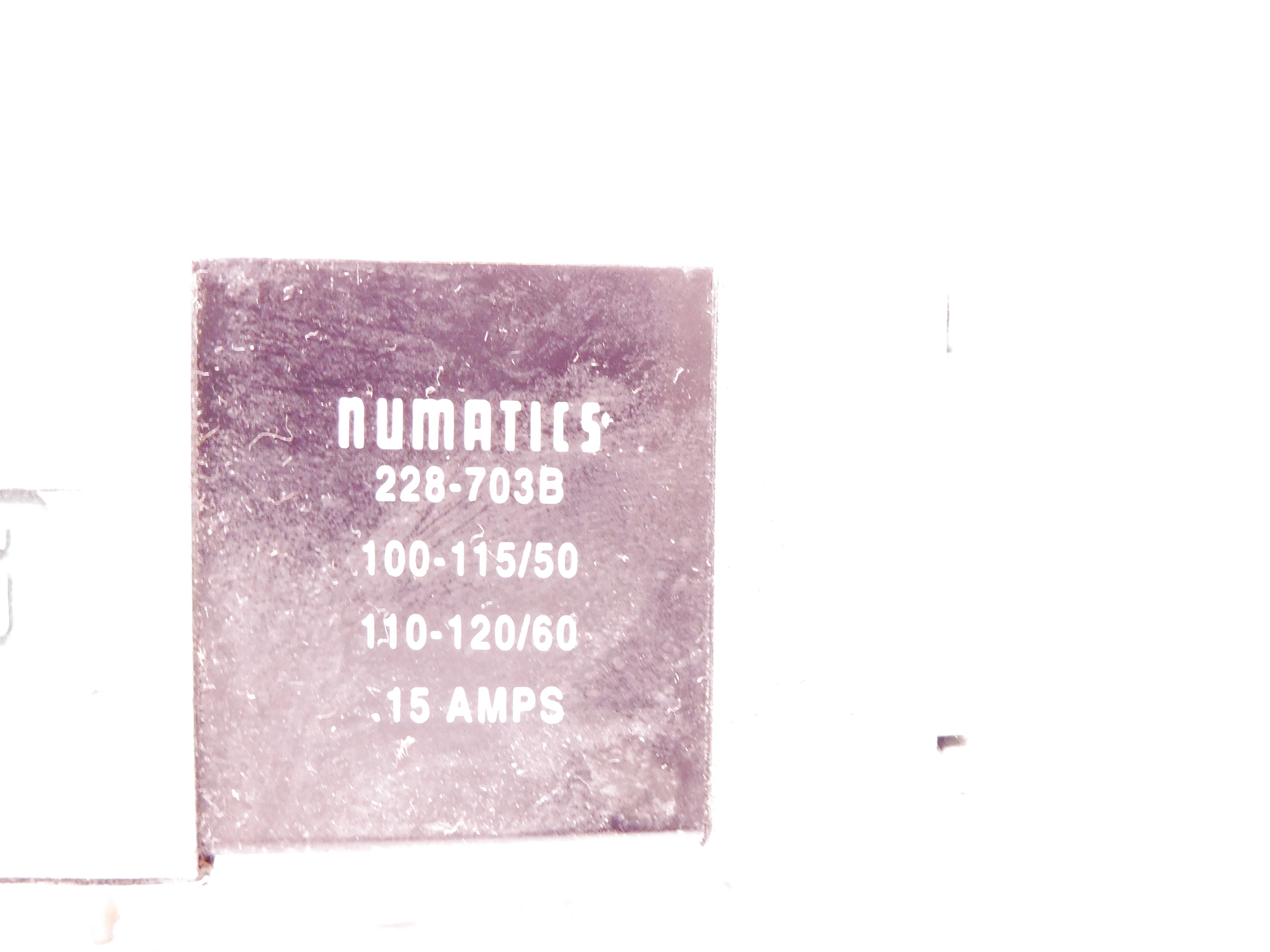 NUMATICS 081SA400K011B30 110-120/50-60 150PSIG UNMP