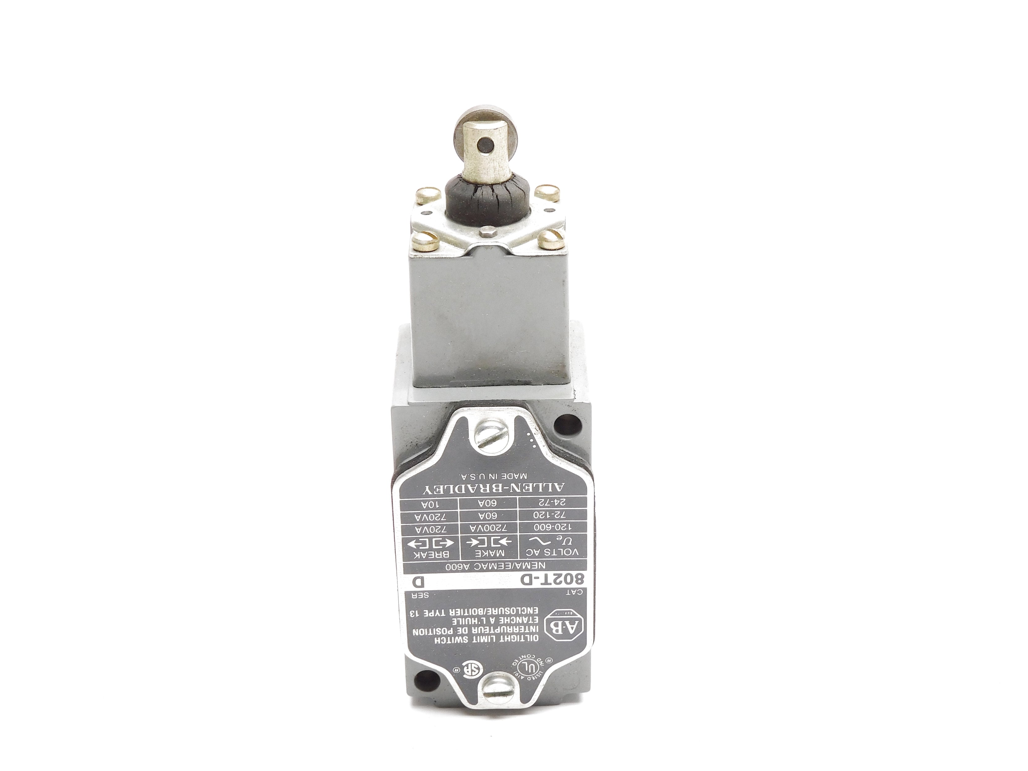 ALLEN BRADLEY 802T-D SER. D (AS PICTURED) UNMP