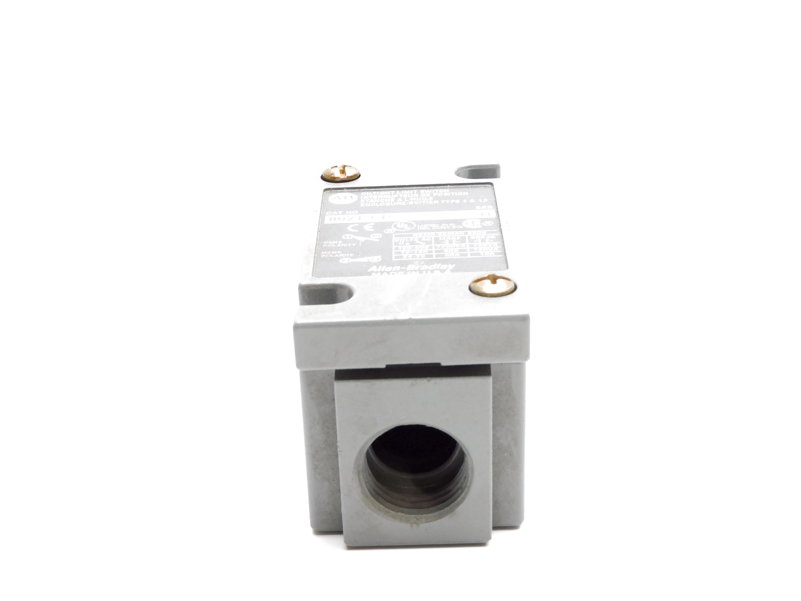 ALLEN BRADLEY 802T-CP SER. H (AS PICTURED) NSNP