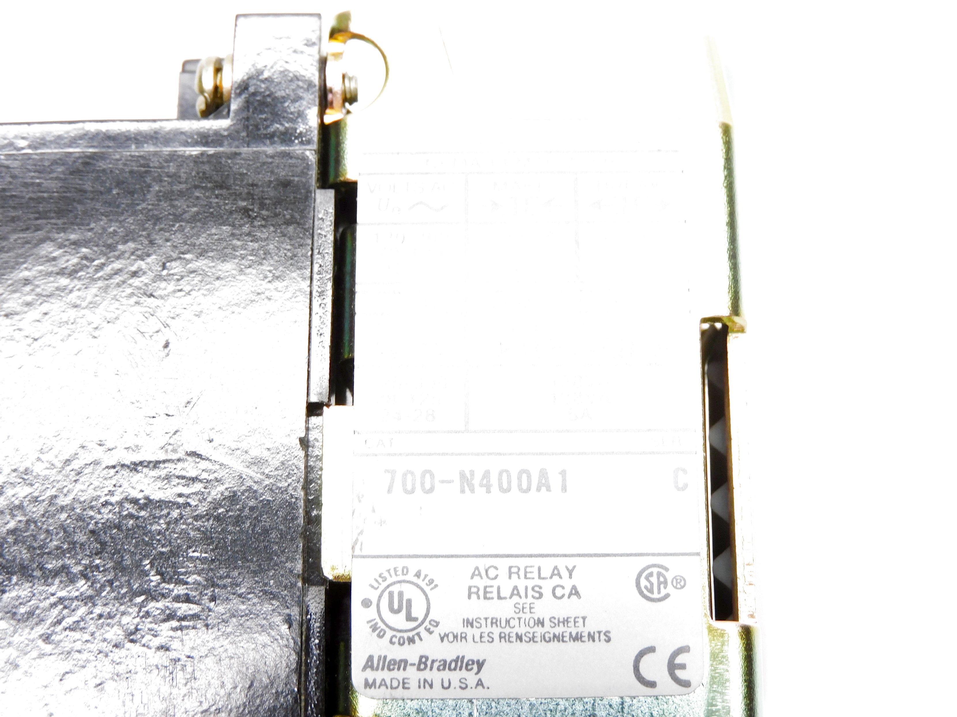 ALLEN BRADLEY 700-N400A1 SER. C 120/110V NSNP