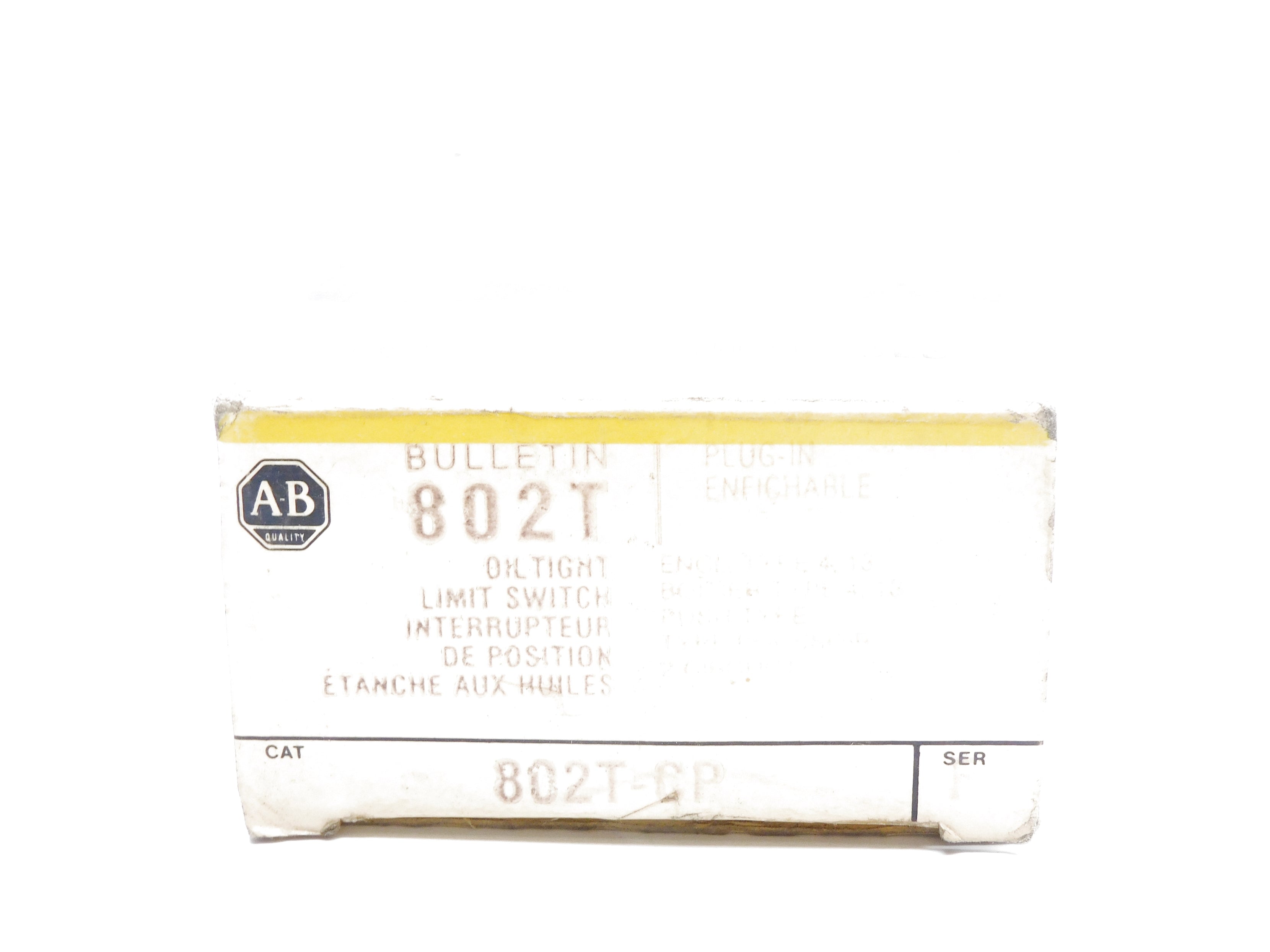 ALLEN BRADLEY 802T-CP SER. F (BK/YL) NSMP