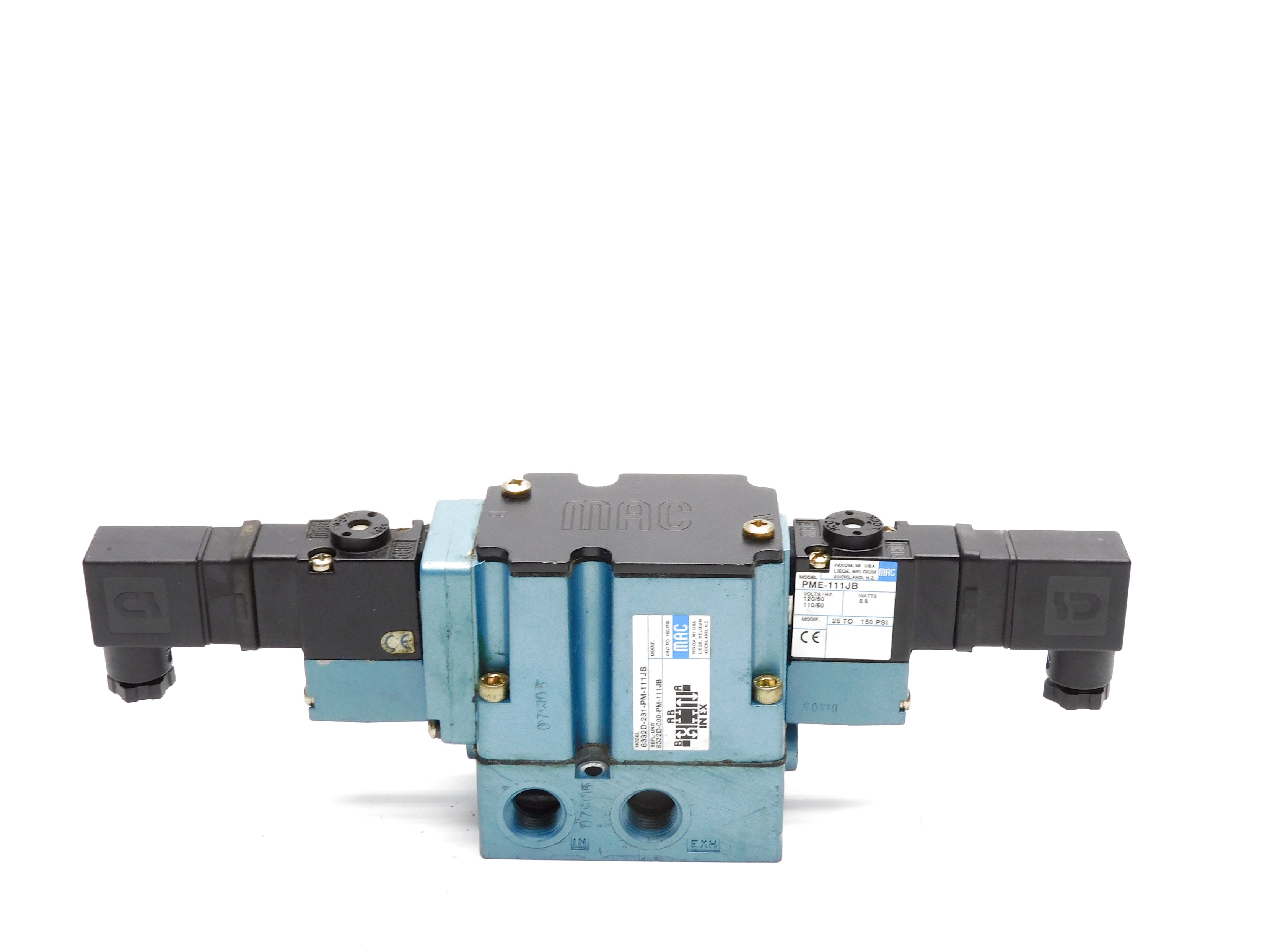 MAC 6332D-231-PM-111JB 120/60 110/50 150PSI UNMP