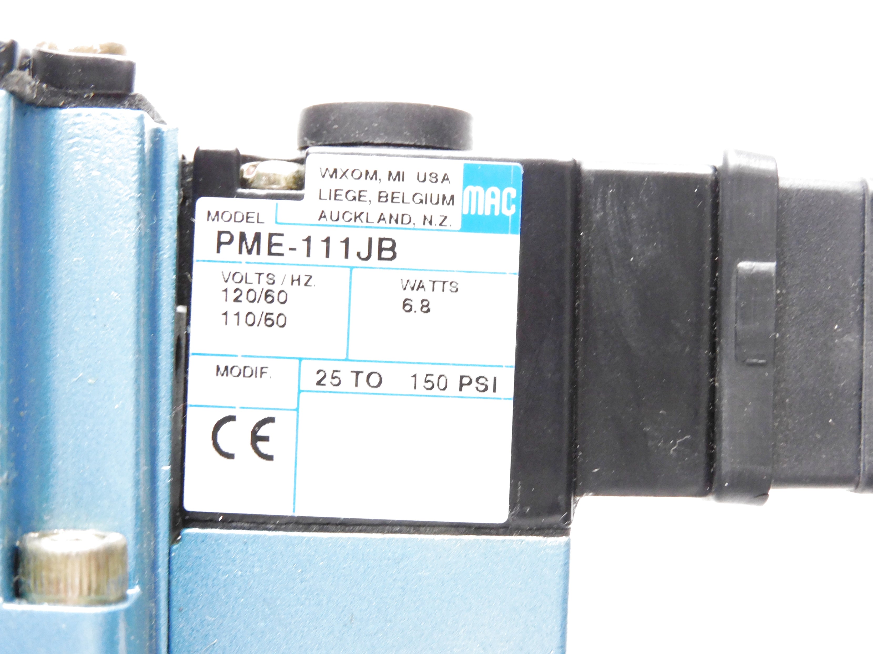 MAC 6332D-231-PM-111JB 120/60 110/50 150PSI UNMP