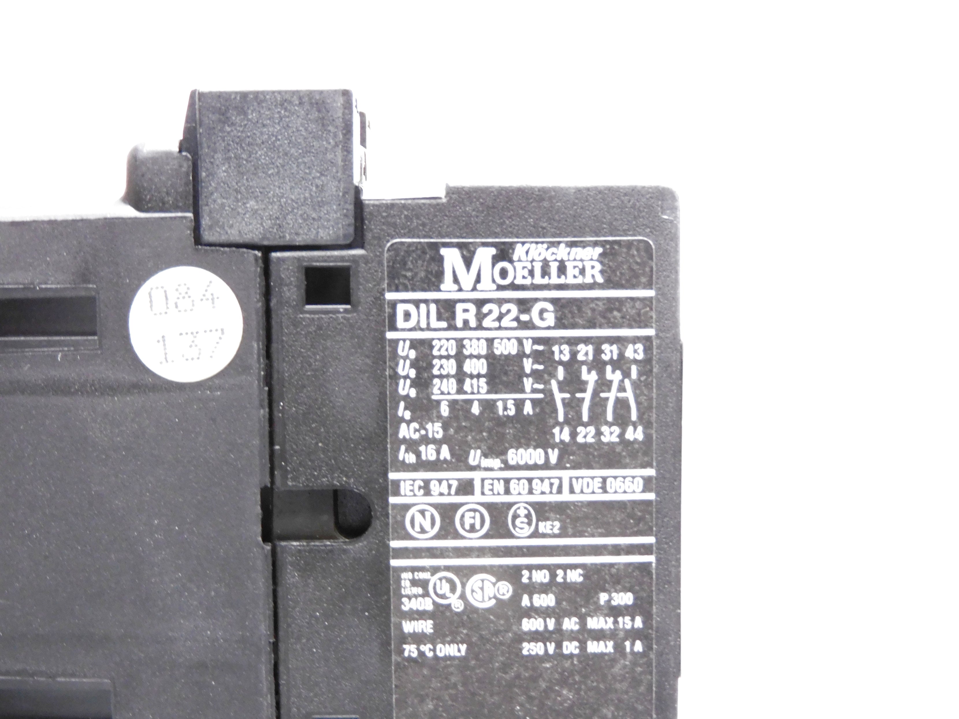 KLOCKNER MOELLER DILR22-G 24VDC NSNP
