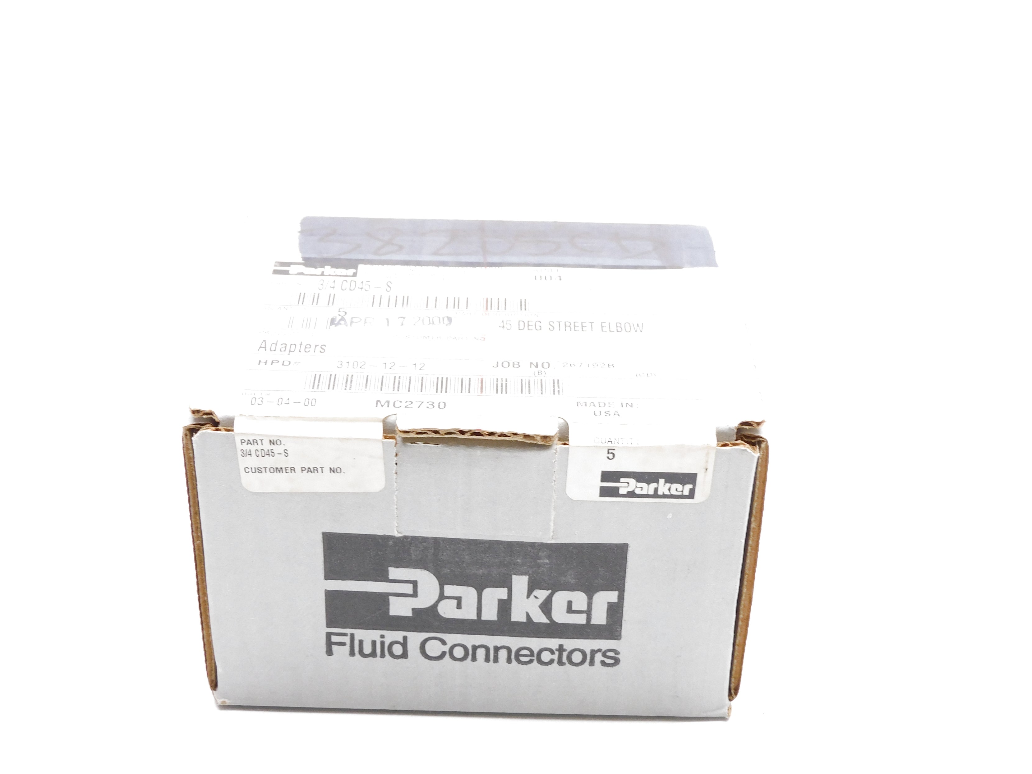 PARKER 3/4CD45-S (PKG OF 5) NSFS