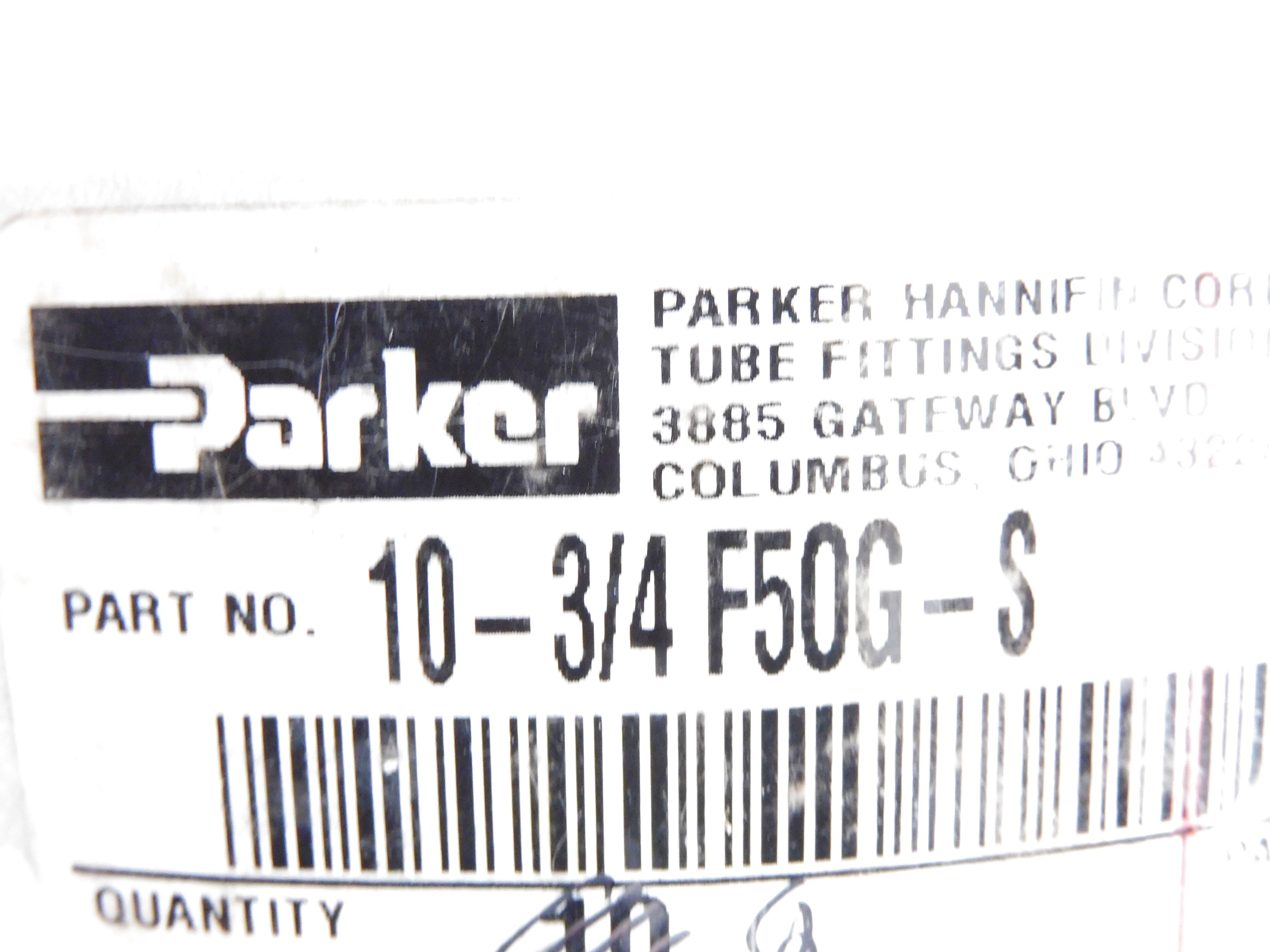 PARKER 10-3/4F50G-S NSNP