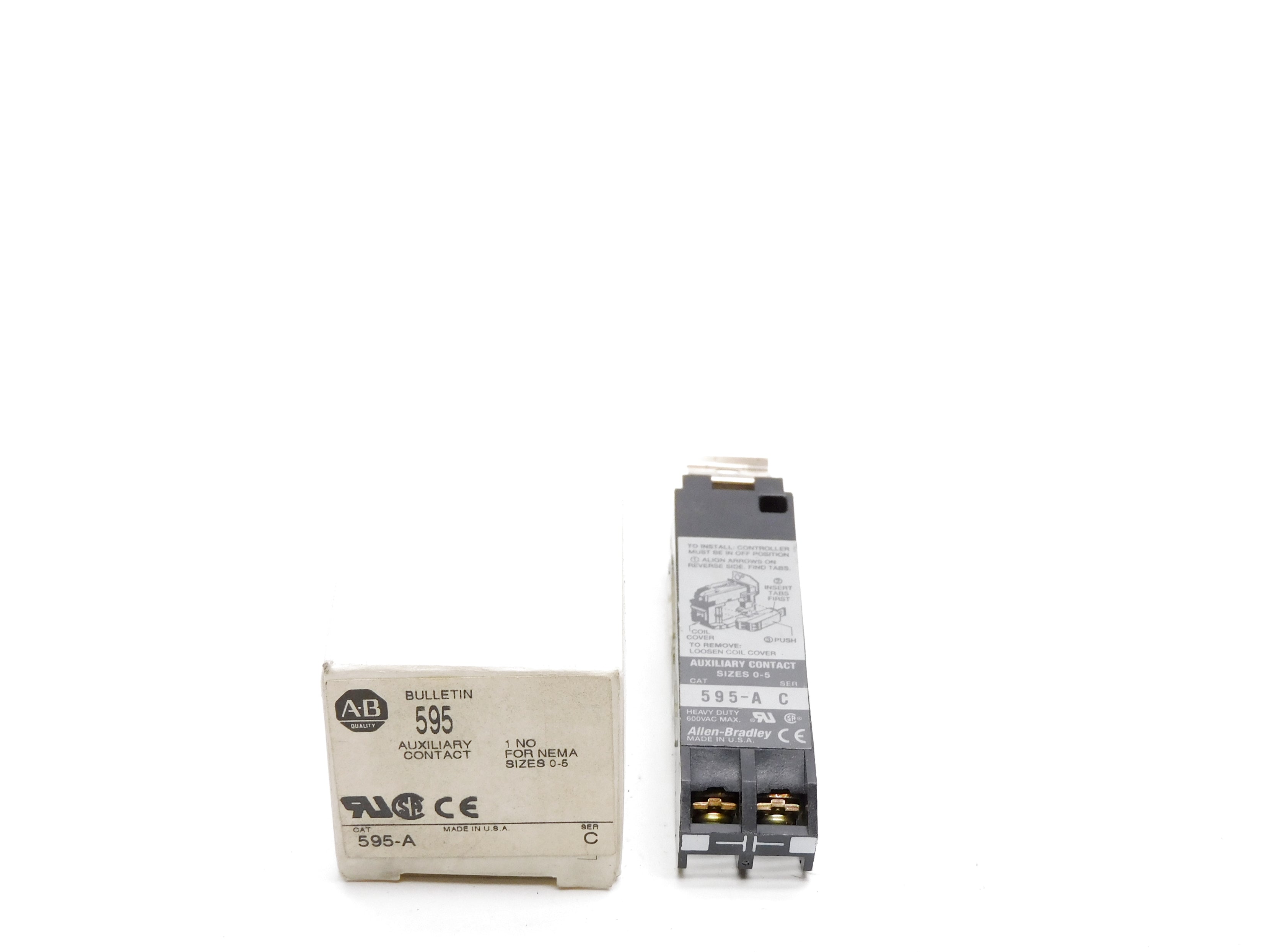 ALLEN BRADLEY 595-A SER. C (WH) NSMP
