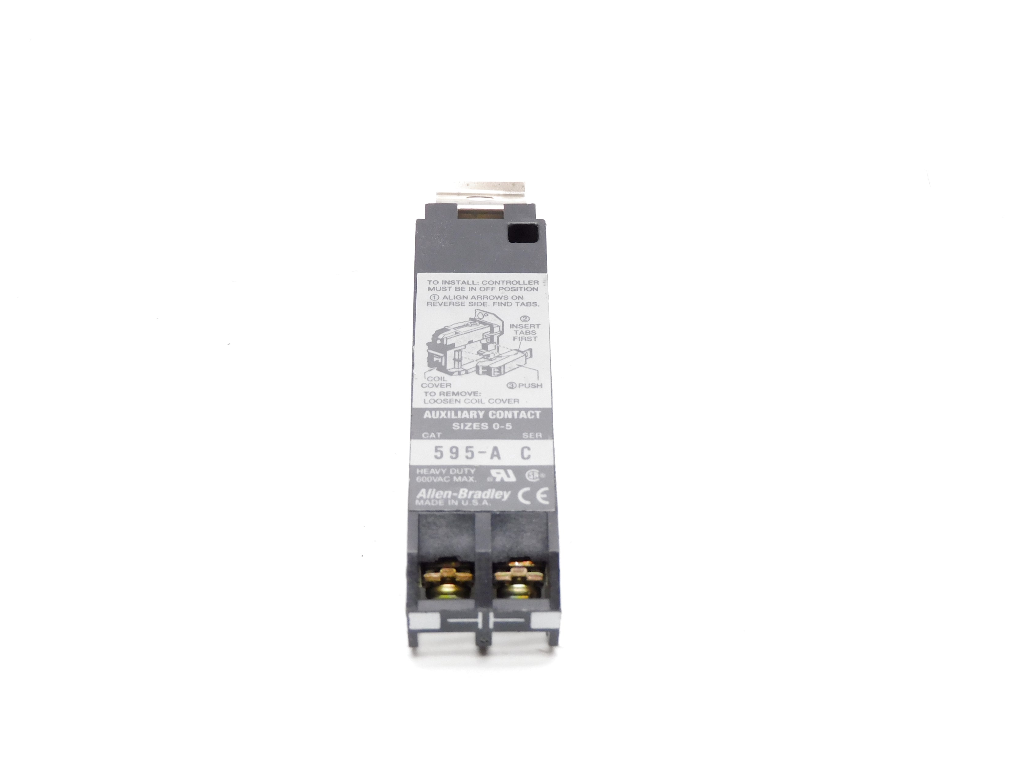 ALLEN BRADLEY 595-A SER. C (WH) NSMP