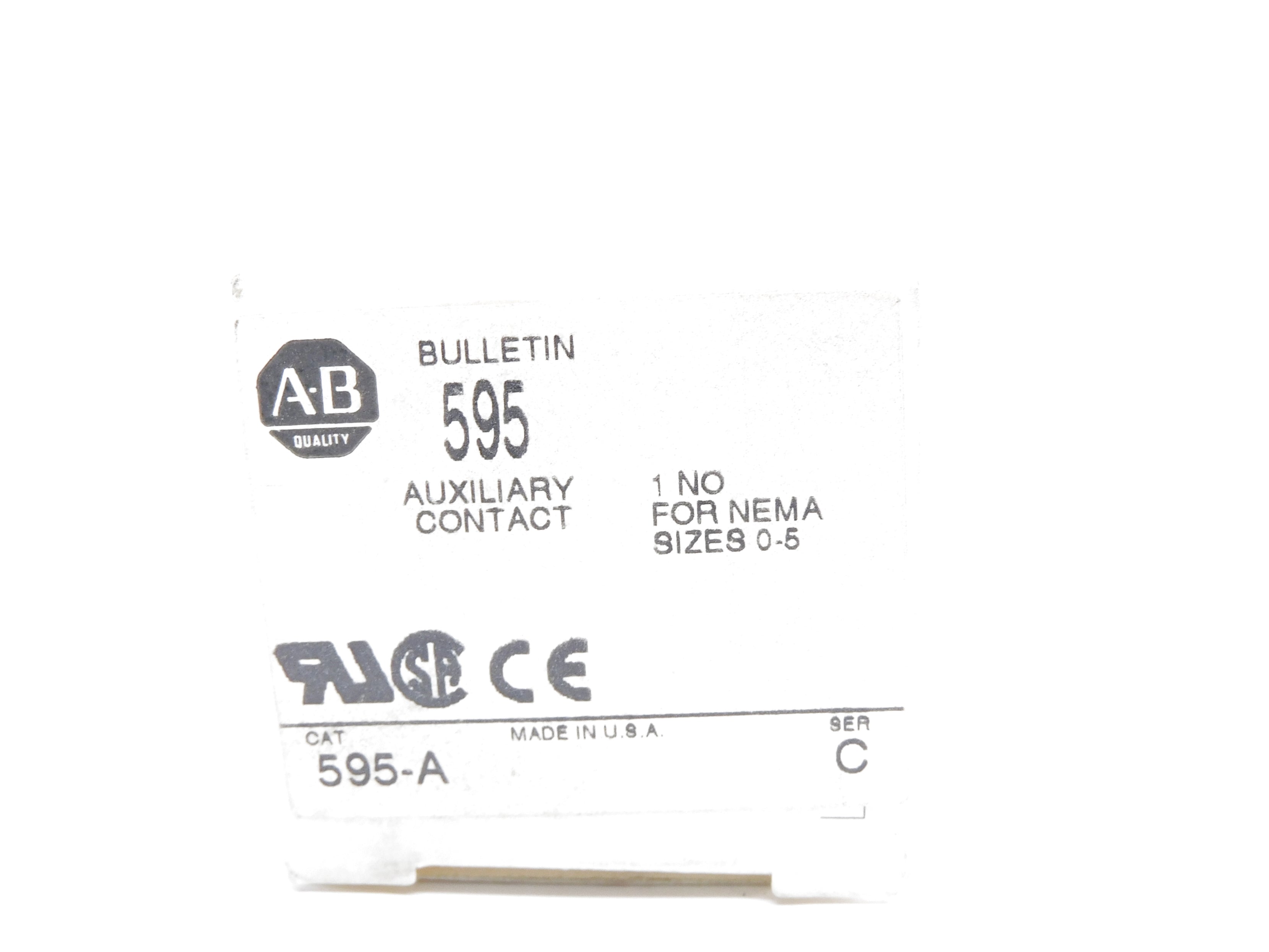 ALLEN BRADLEY 595-A SER. C (WH) NSMP