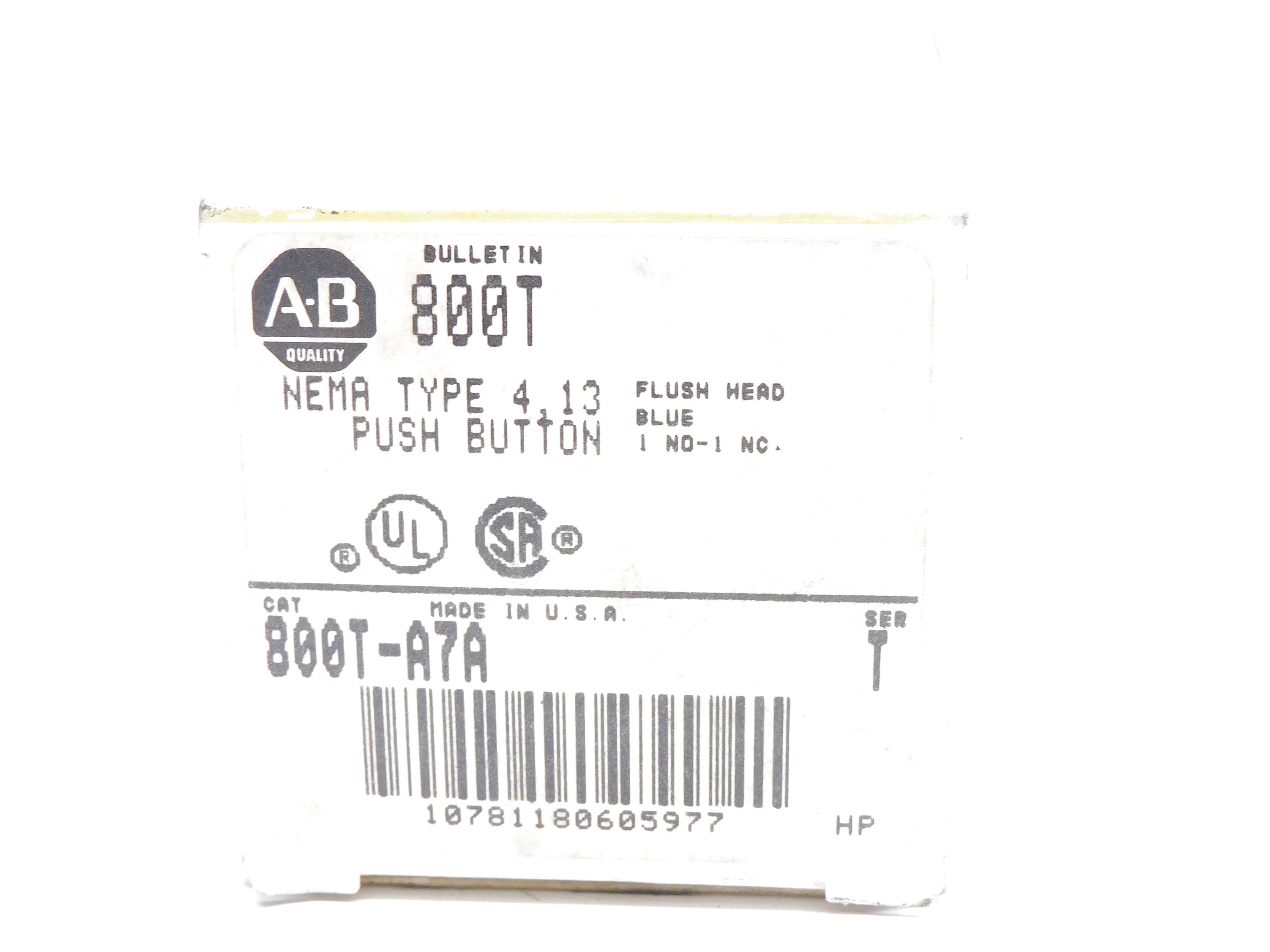 INDUSTRIAL SPARE PART 800T-A7A SER. T (BK/YL) NSMP