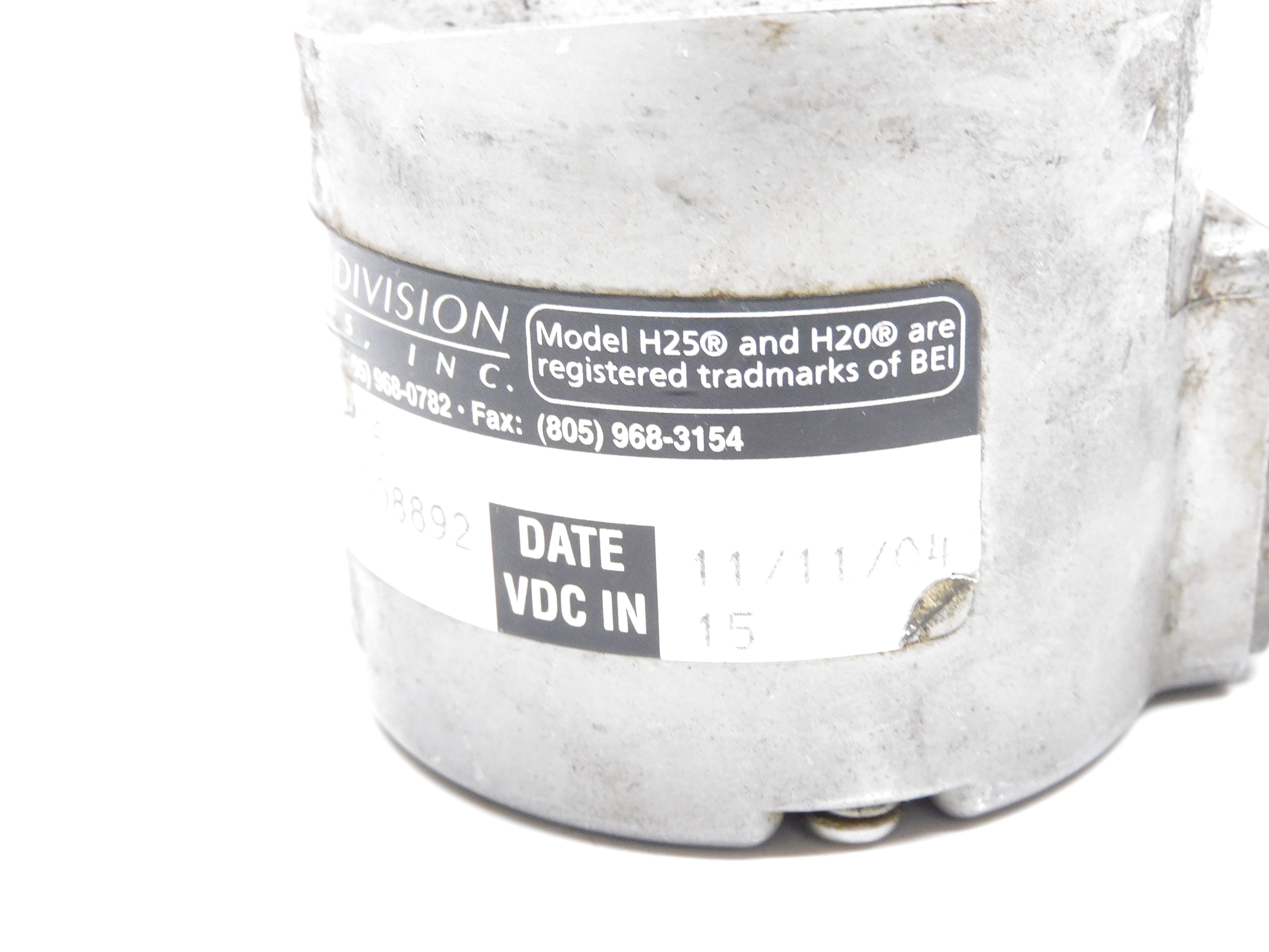 BEI H25D-SS-360-ABZ-4469-SM16 UNMP