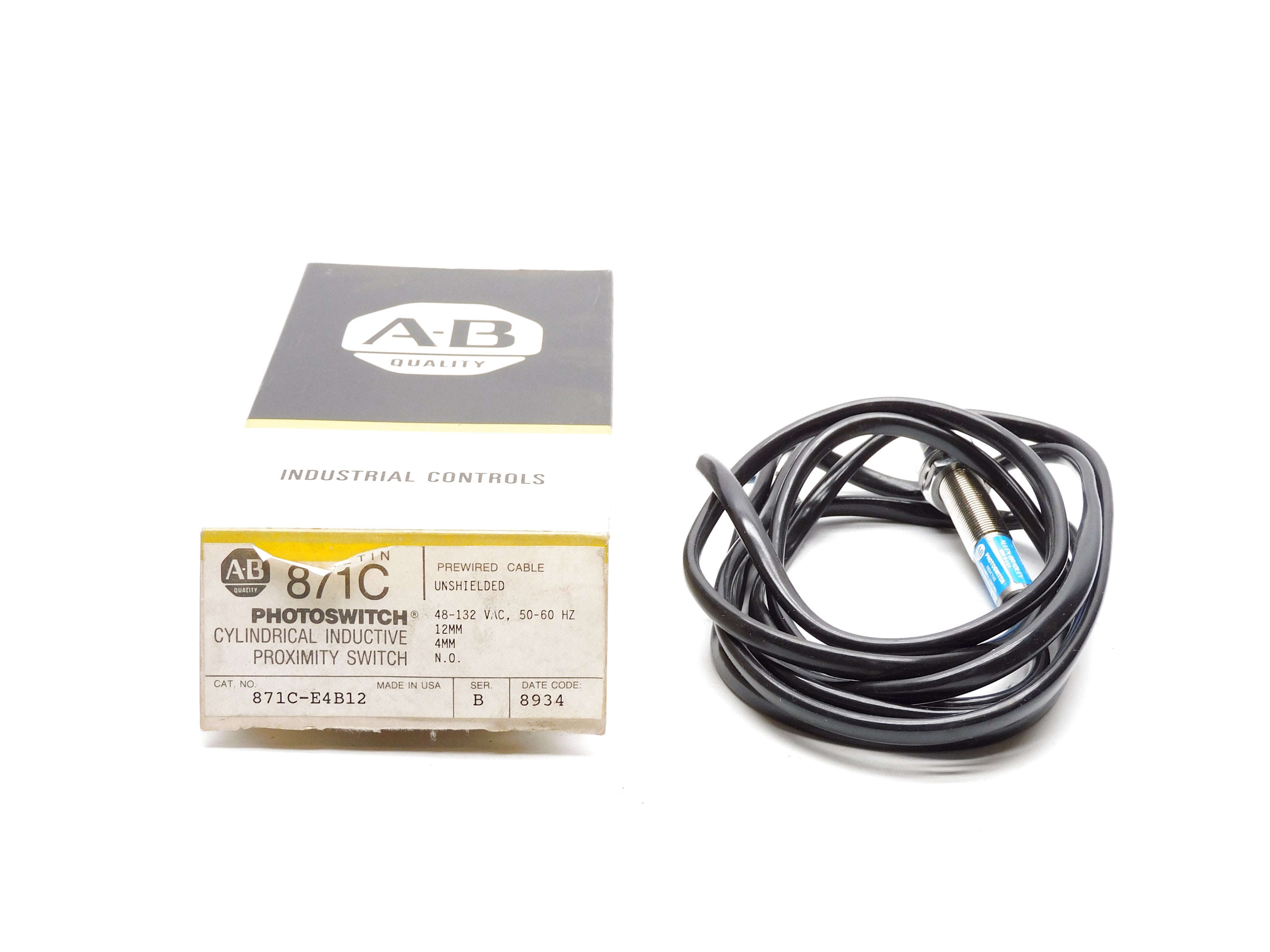 ALLEN BRADLEY 871C-E4B12 SER. B (BK/YL) NSMP