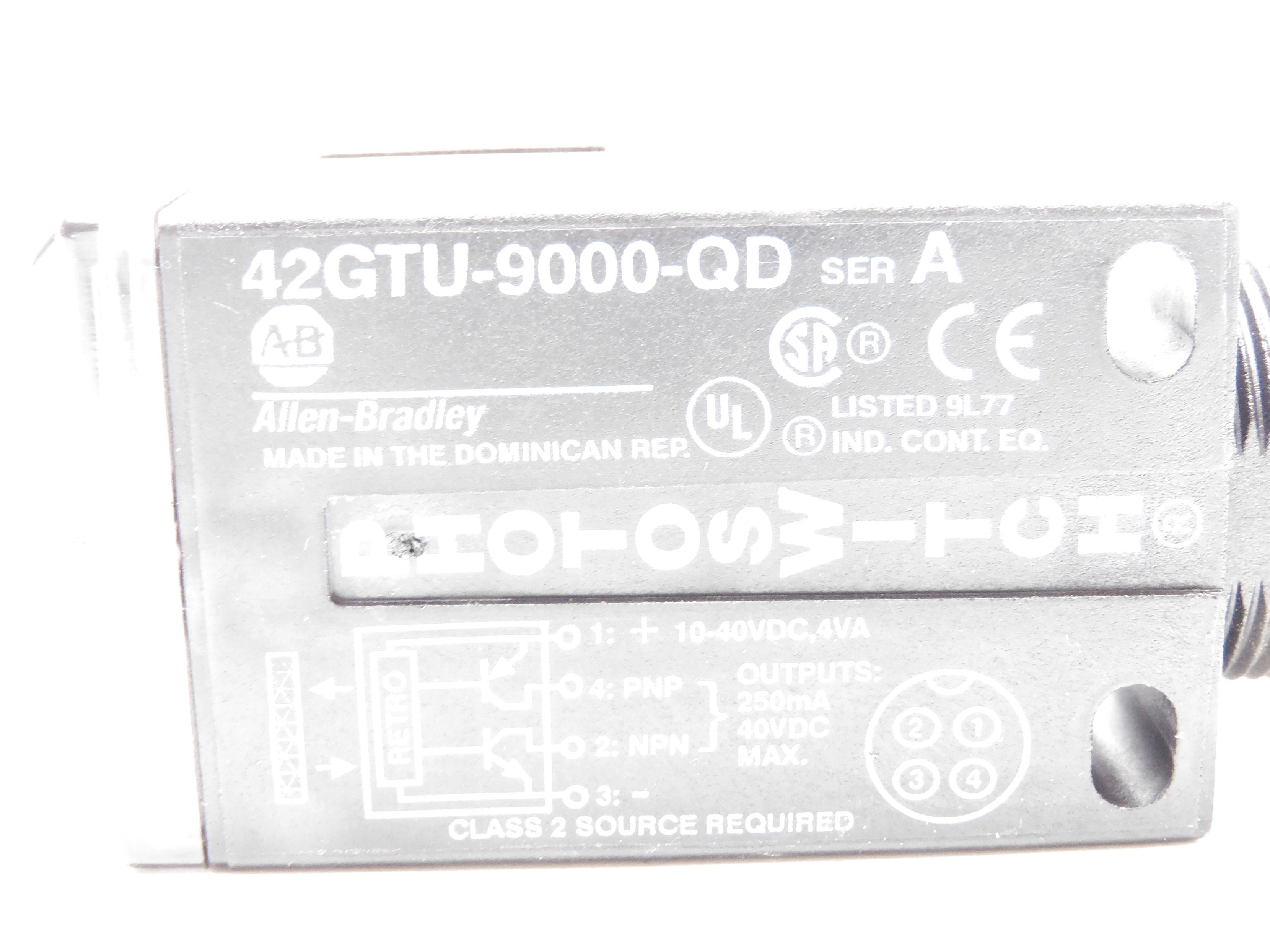 ALLEN BRADLEY 42GTU-9000-QD SER. A NSNP