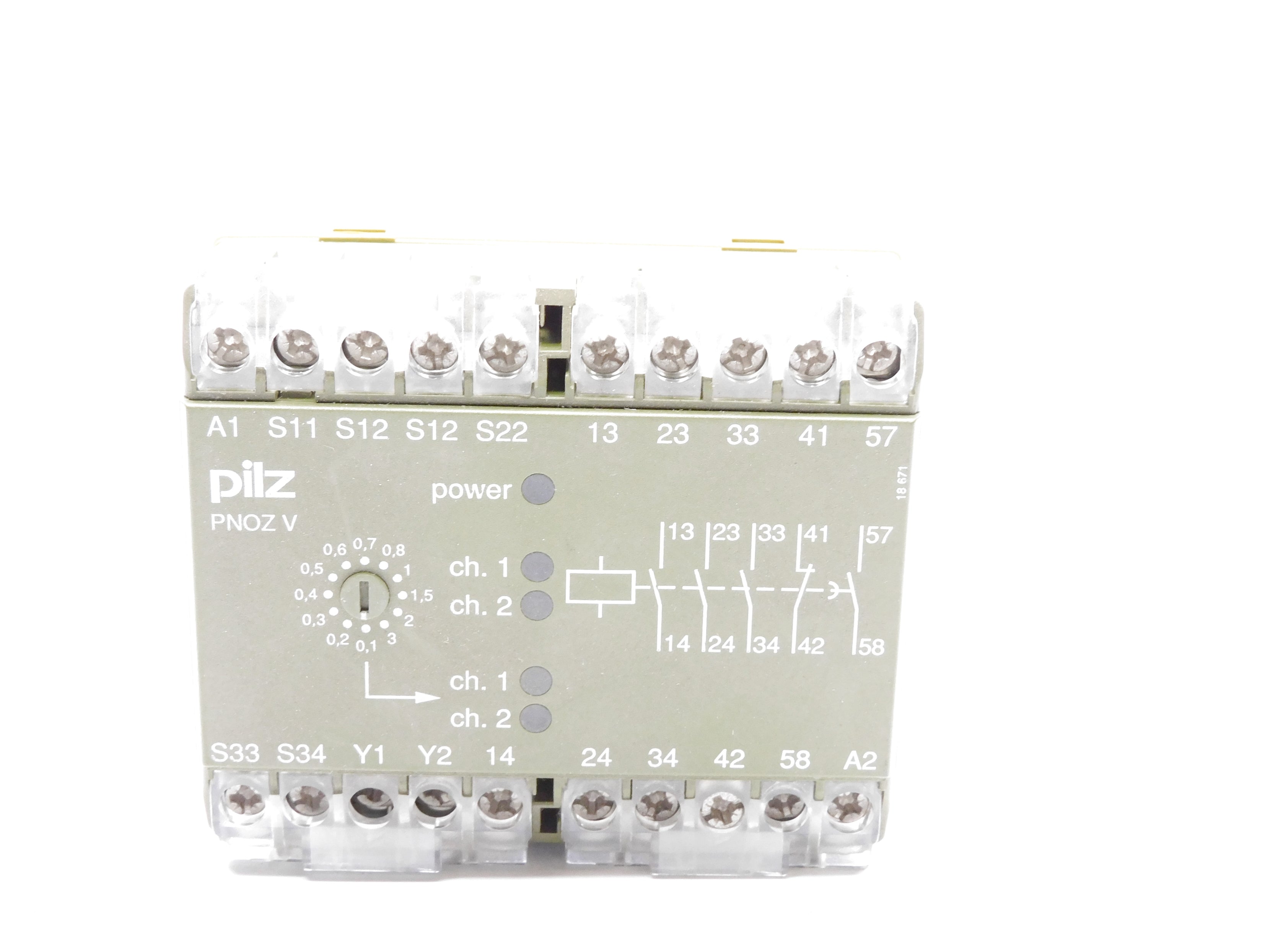 PILZ PNOZ-V-3/24VDC 24VDC 7A NSNP