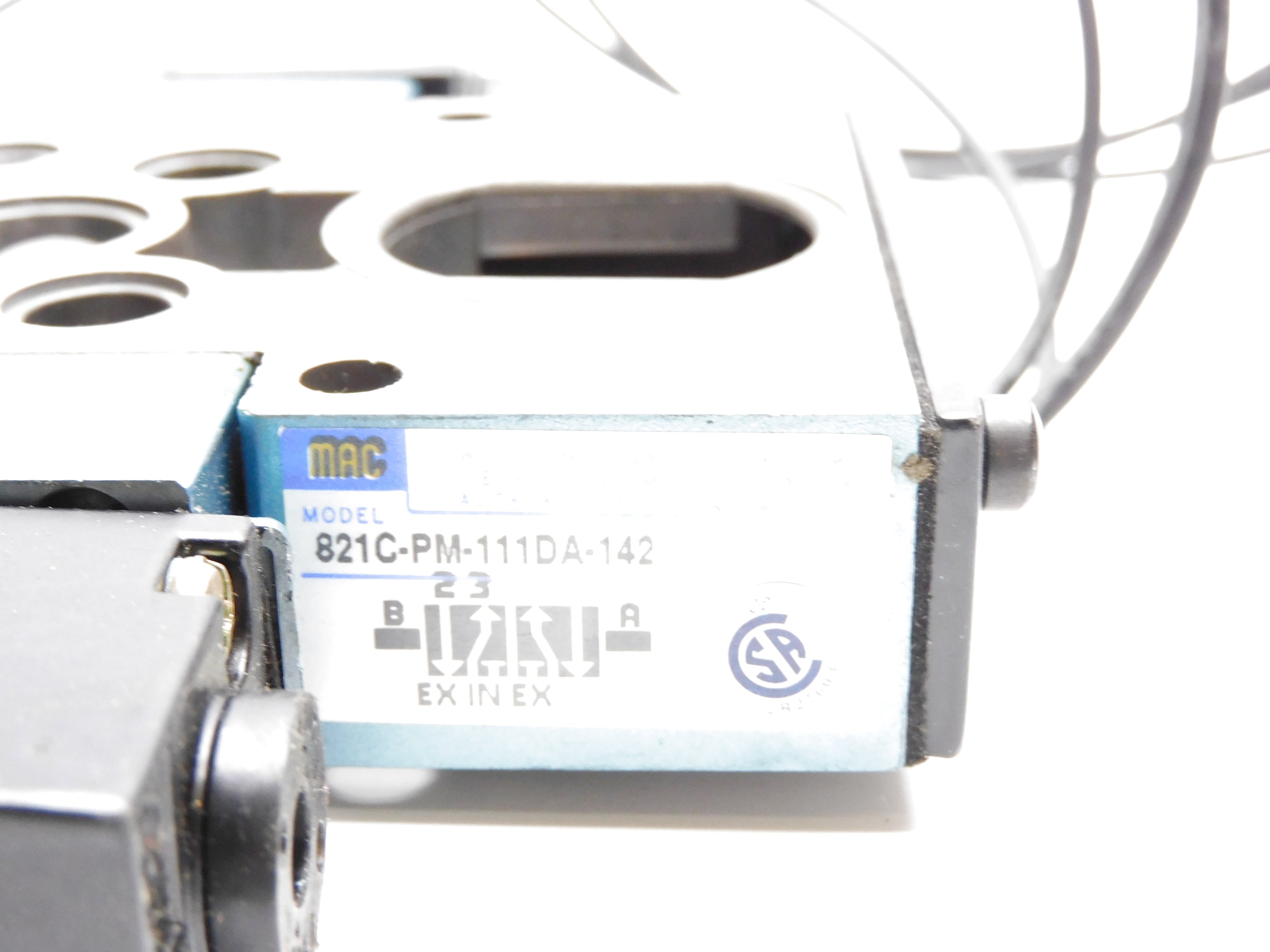 MAC 821C-PM-111DA-142 120/60 110/50 150PSI NSNP
