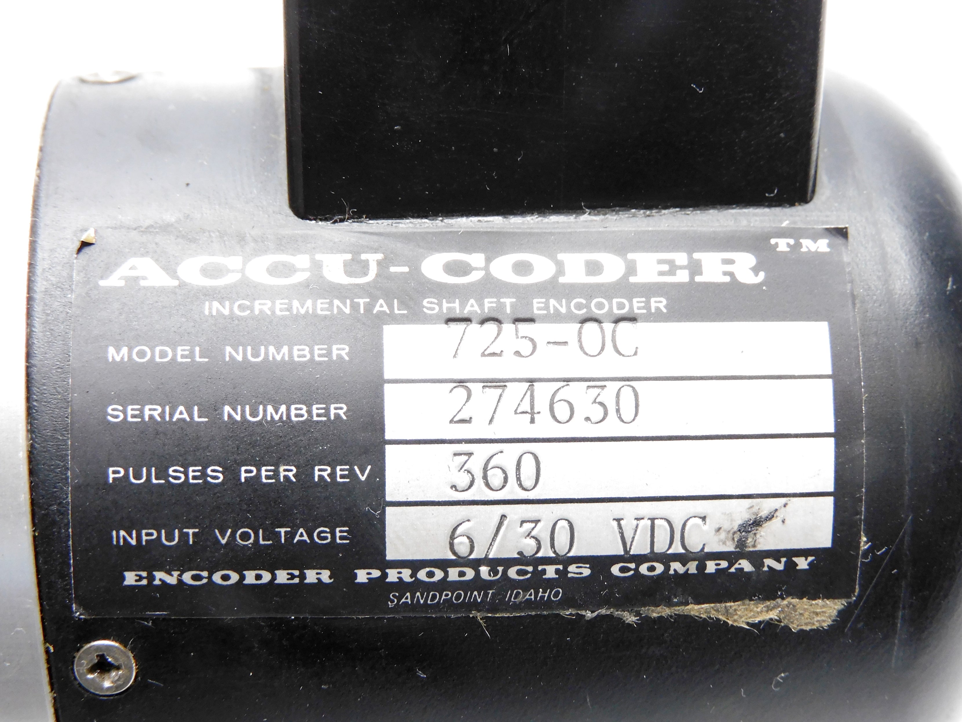 ACCU-CODER 725-0C UNMP