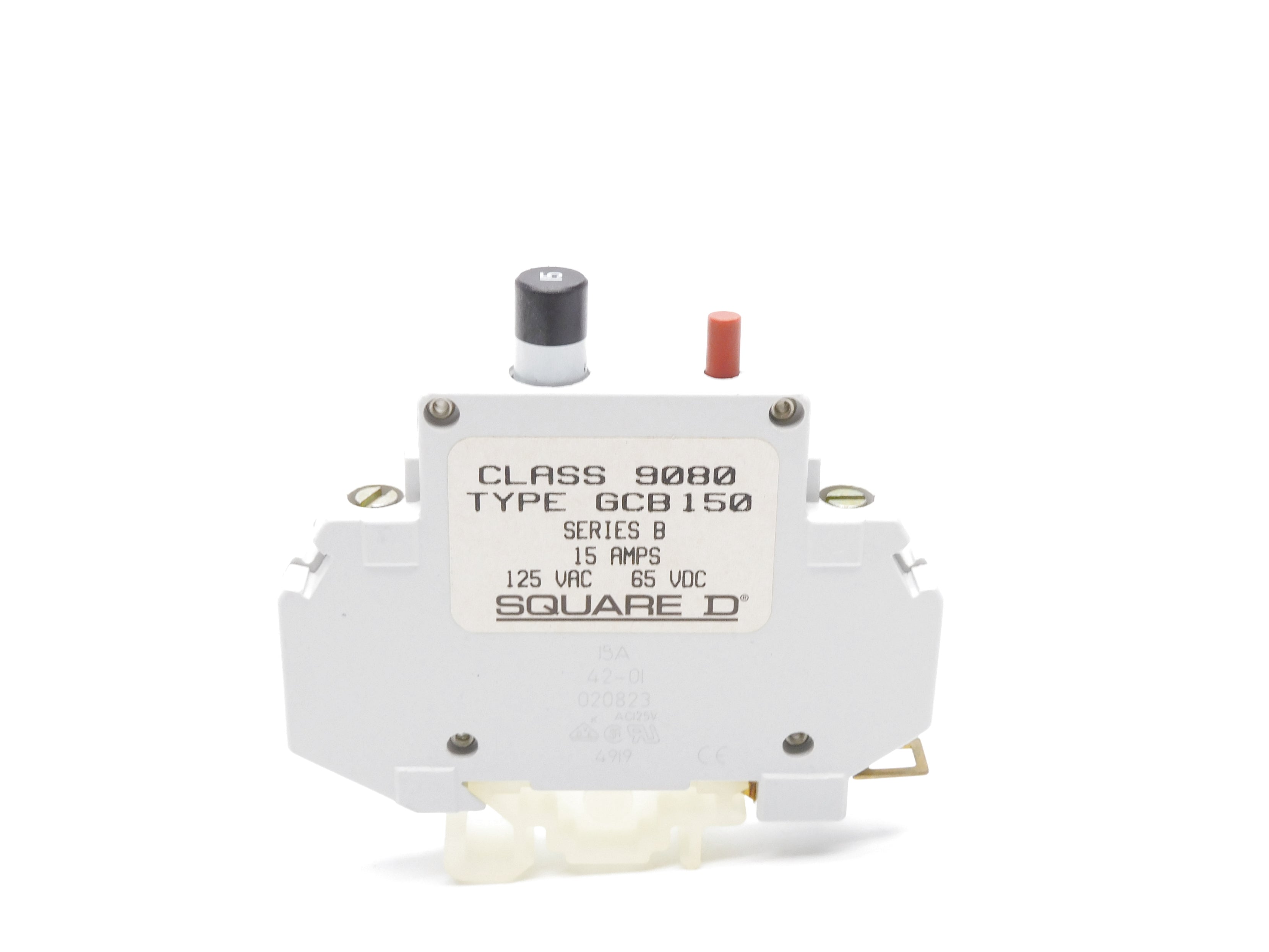 SQUARE D 9080GCB150 SER. B 15A 125VAC NSMP