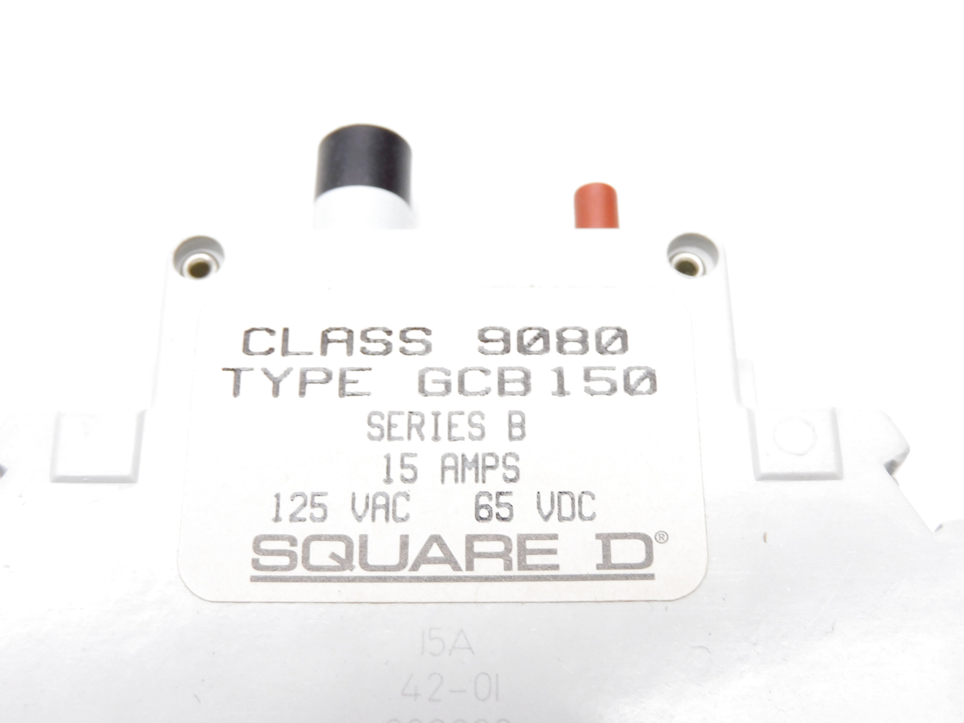 SQUARE D 9080GCB150 SER. B 15A 125VAC NSMP