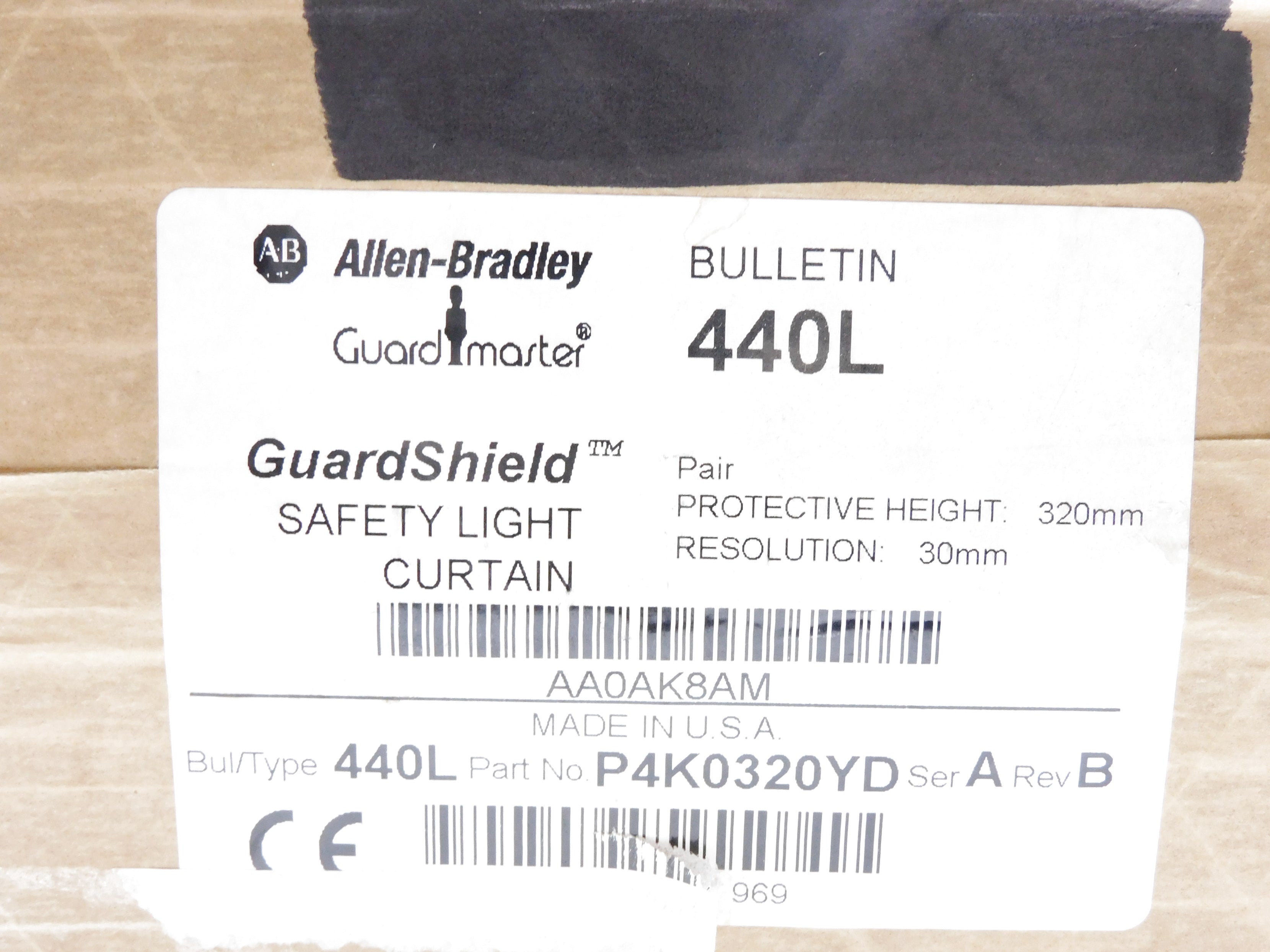 ALLEN BRADLEY 440L-P4K0320YD SER. A (BR/WH) NSFS