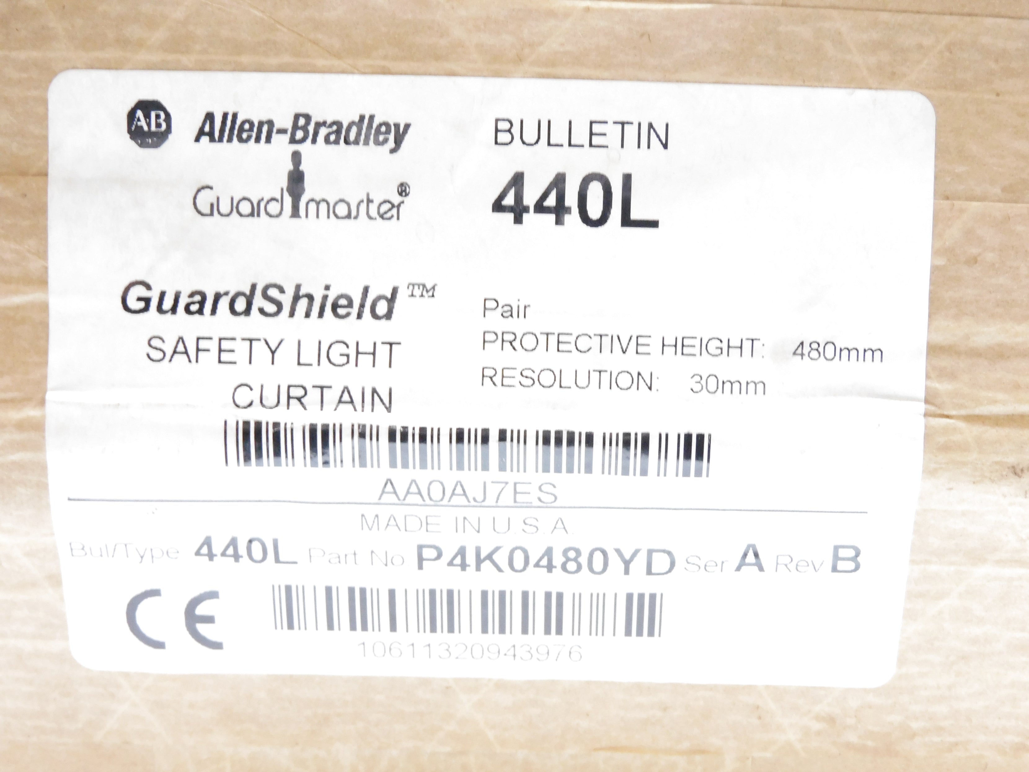 ALLEN BRADLEY 440L-P4K0480YD SER. A NSFS