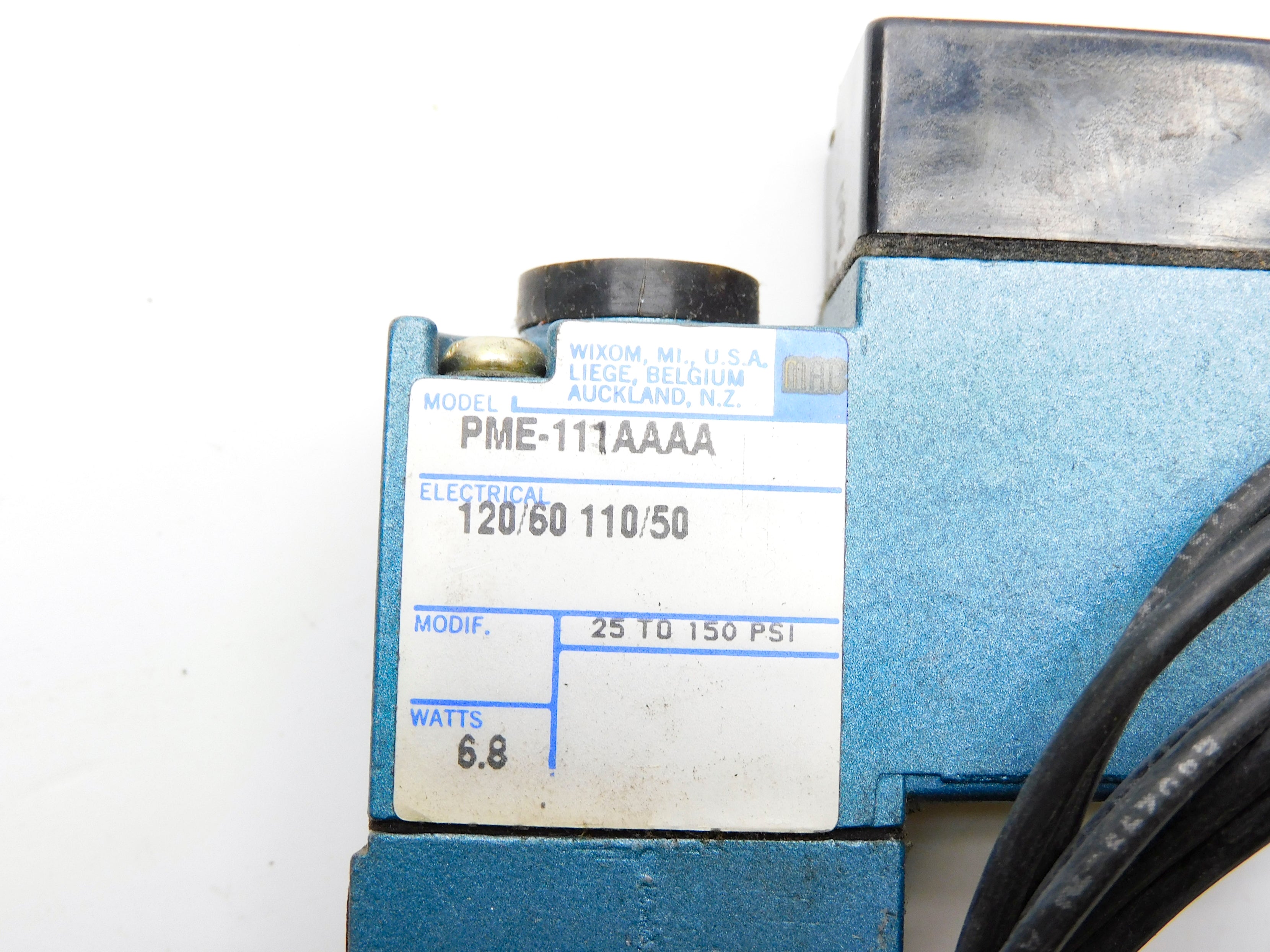 MAC PME-111AAAA 120/60 110/50 150PSI UNMP