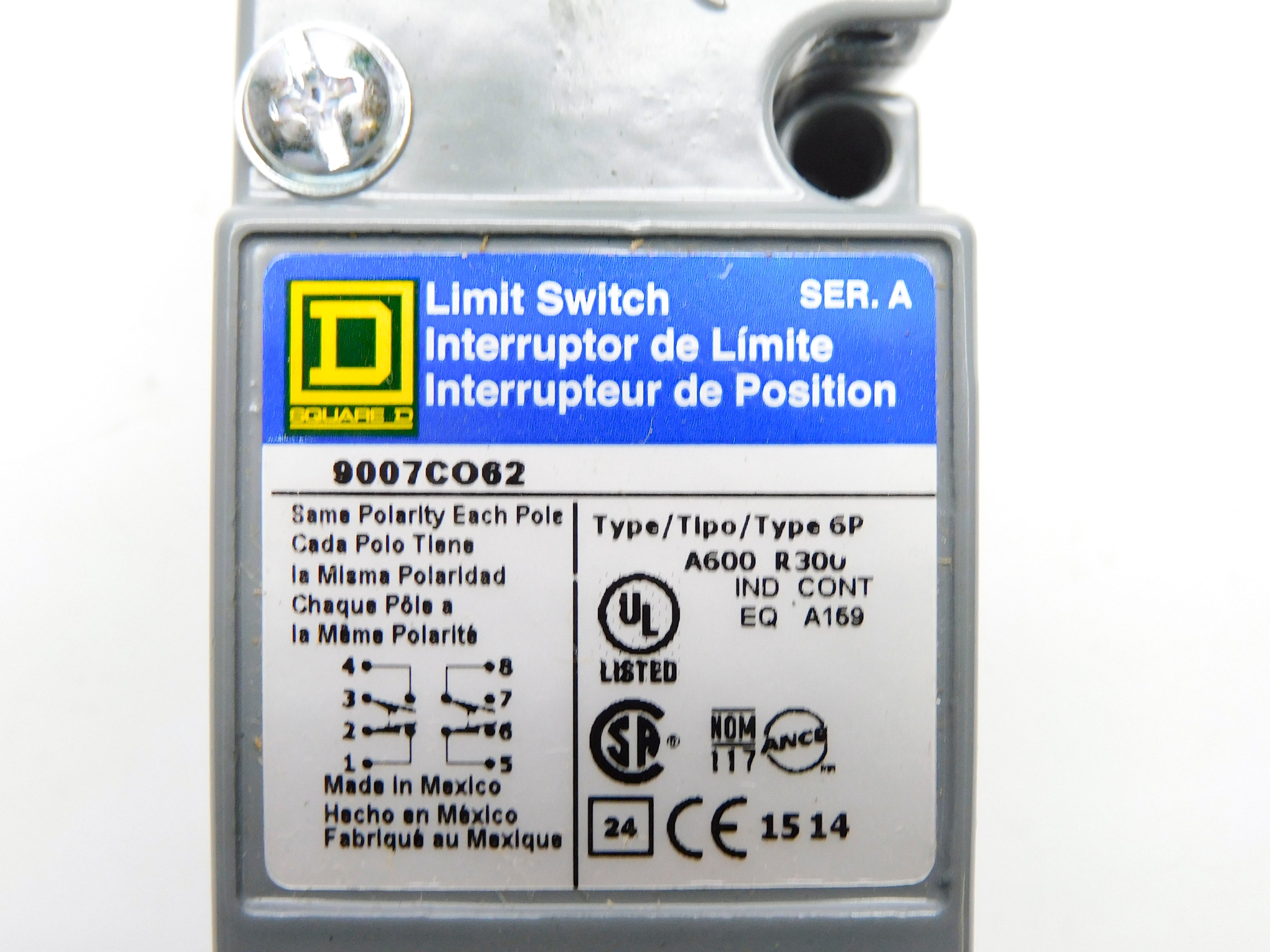SQUARE D 9007C062 SER. A NSNP