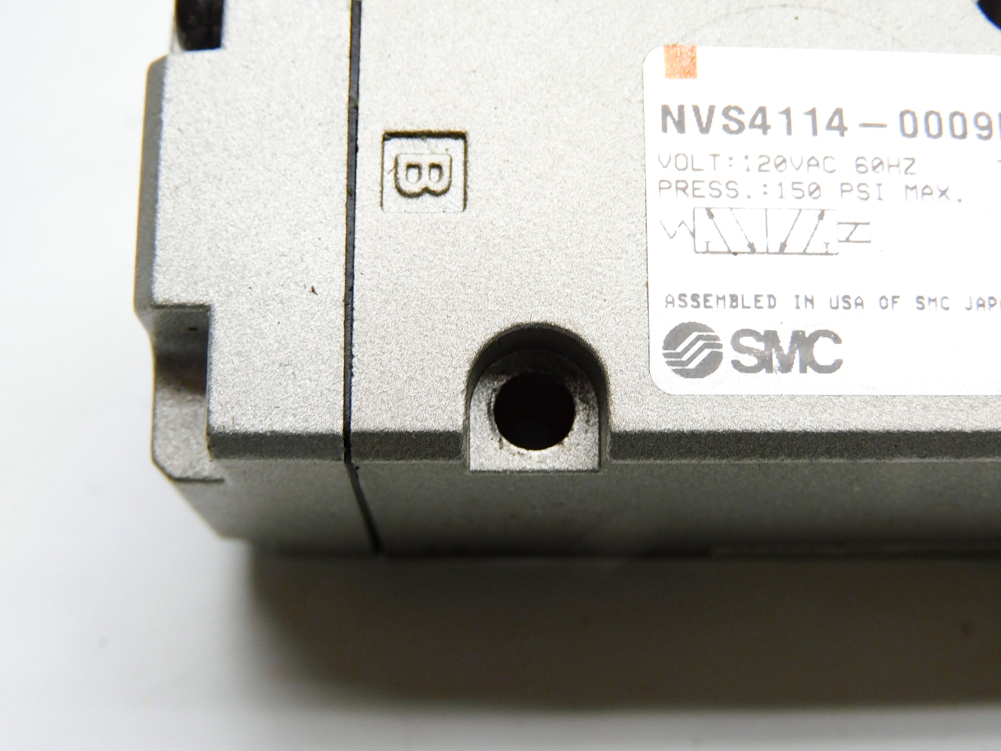 SMC NVS4114-0009D 120VAC 150PSI UNMP