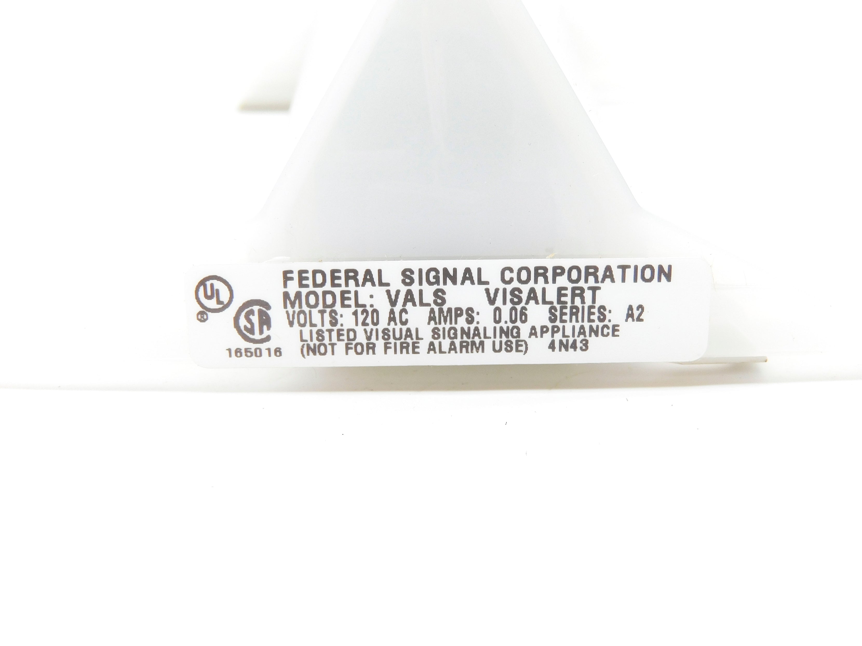 FEDERAL SIGNAL VALS-120C SER. A2 NSMP
