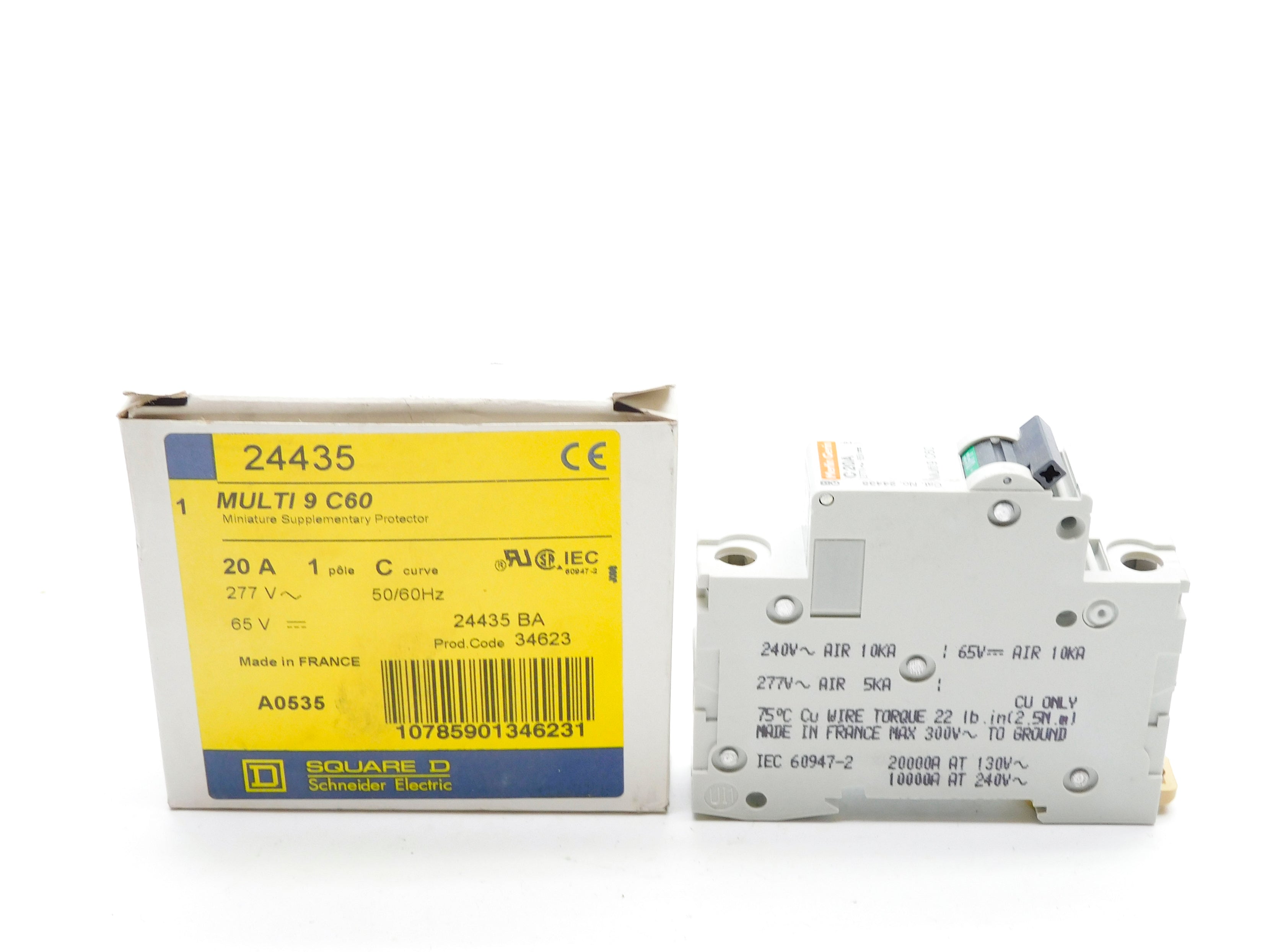 SQUARE D 24435 20A 277V NSMP