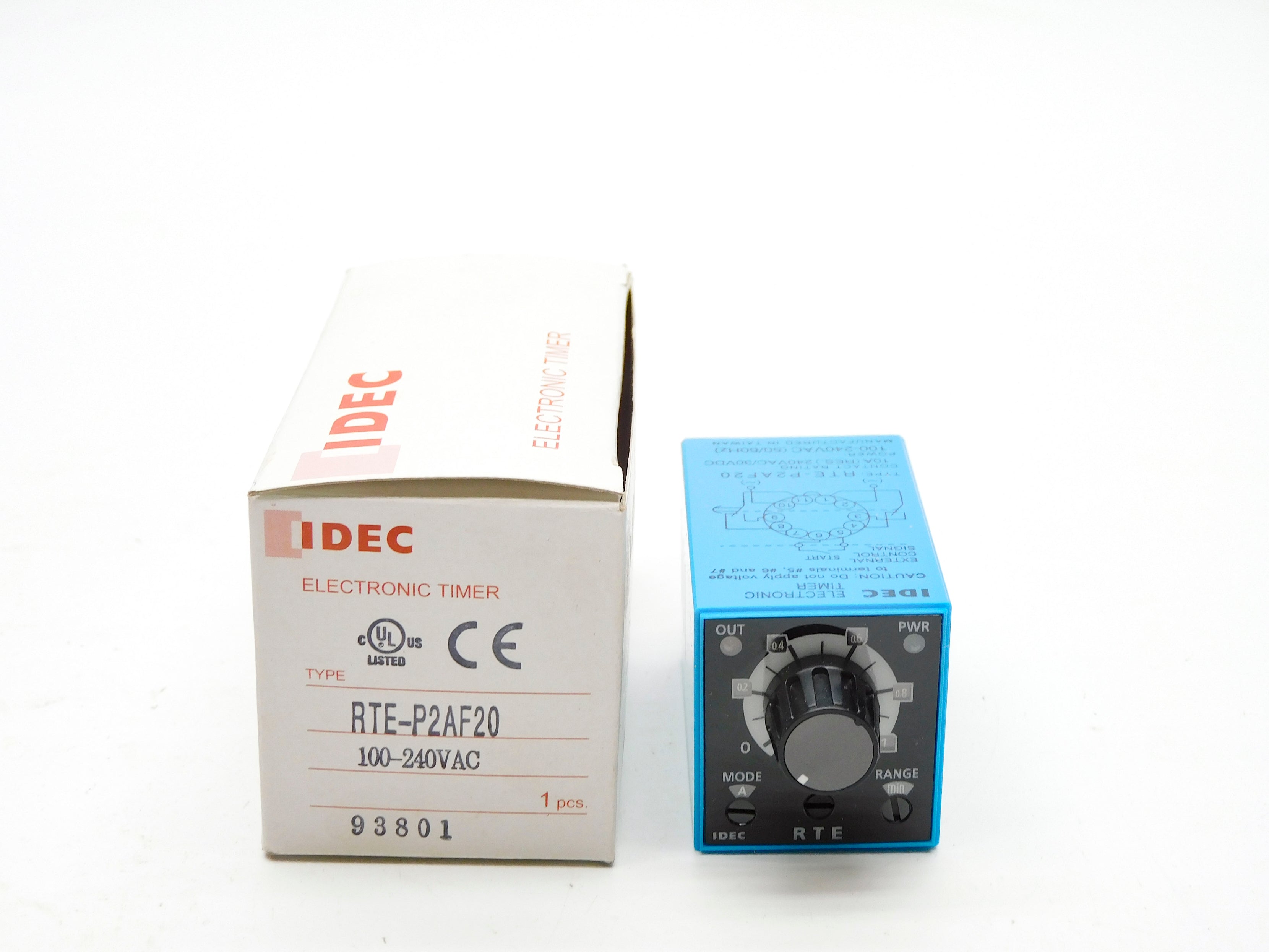 IDEC RTE-P2AF20 240VAC 10A NSMP