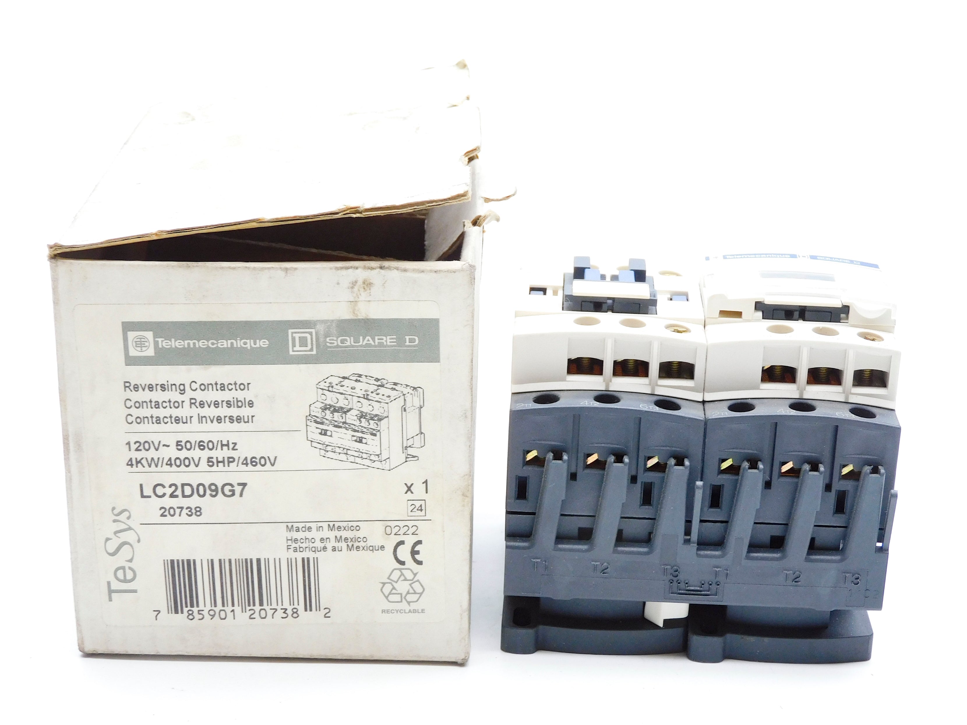 TELEMECANIQUE LC2D09G7 120V NSMP