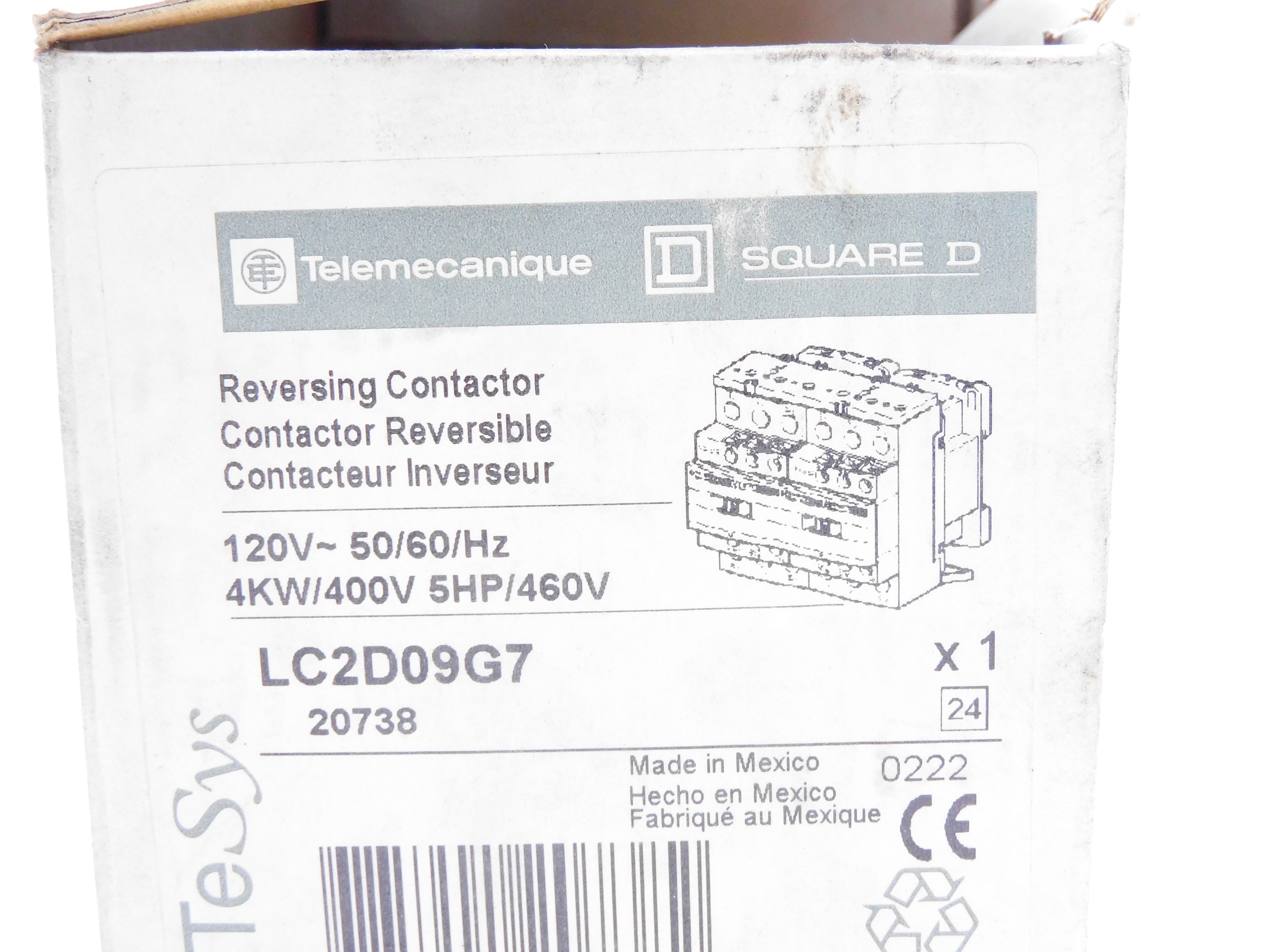 TELEMECANIQUE LC2D09G7 120V NSMP