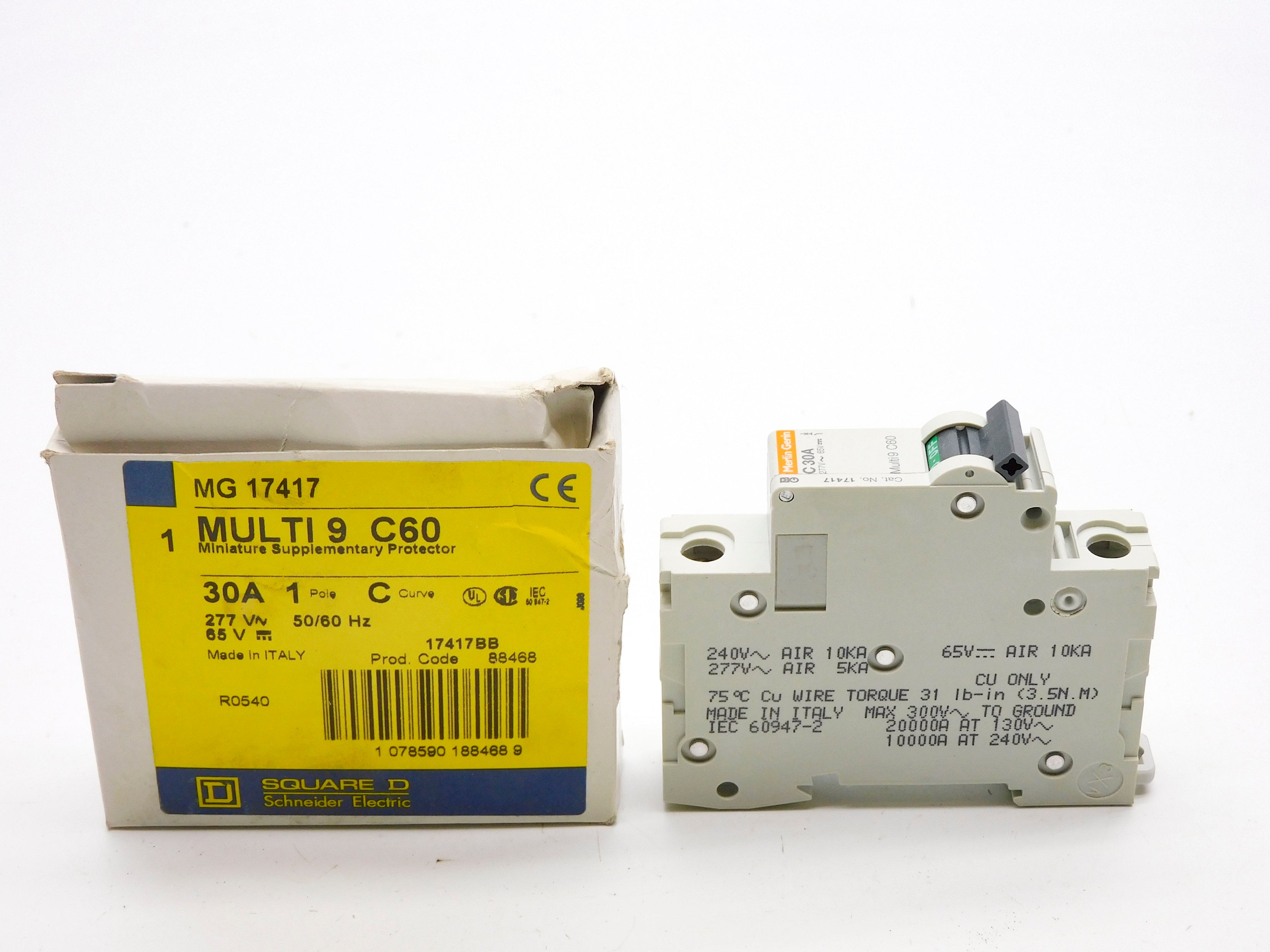 SQUARE D MG17417 30A 277V NSMP