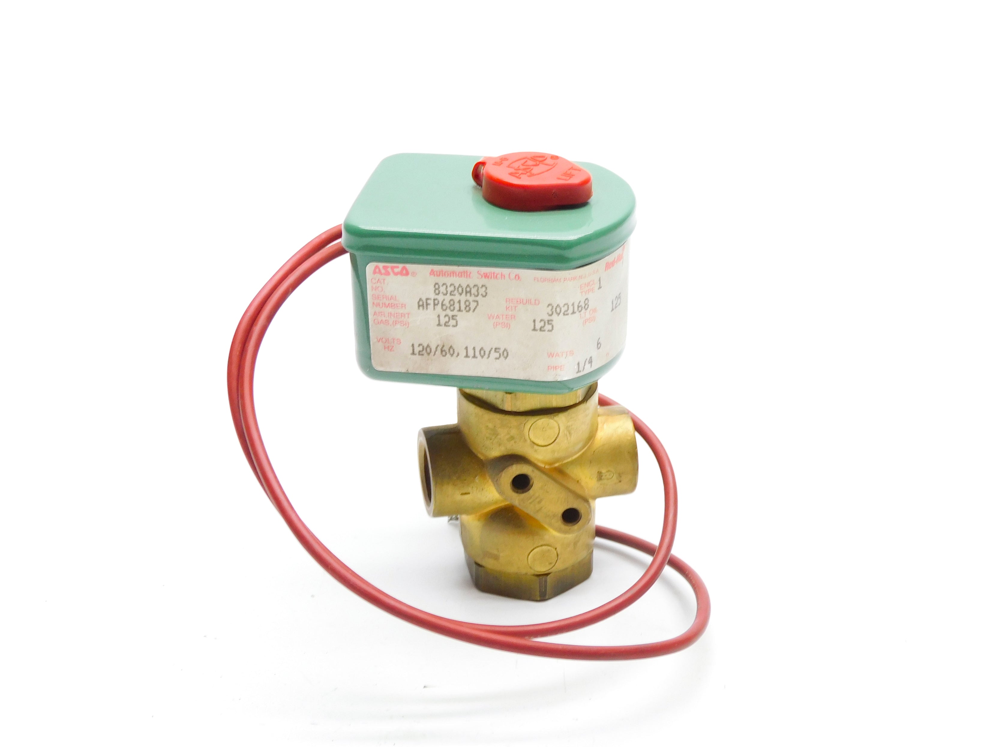 ASCO 8320A33 120/60 110/50 125PSI UNMP