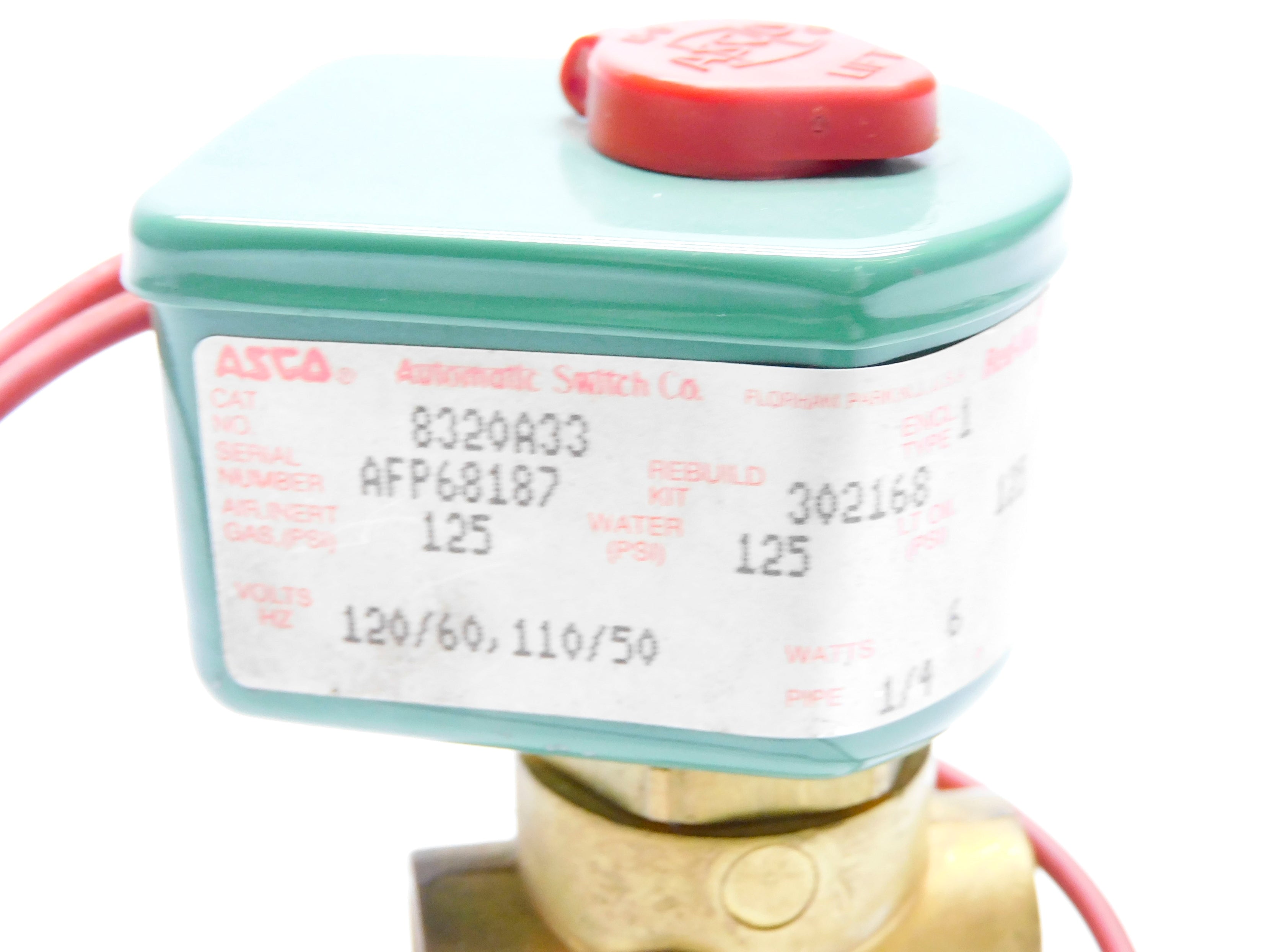 ASCO 8320A33 120/60 110/50 125PSI UNMP