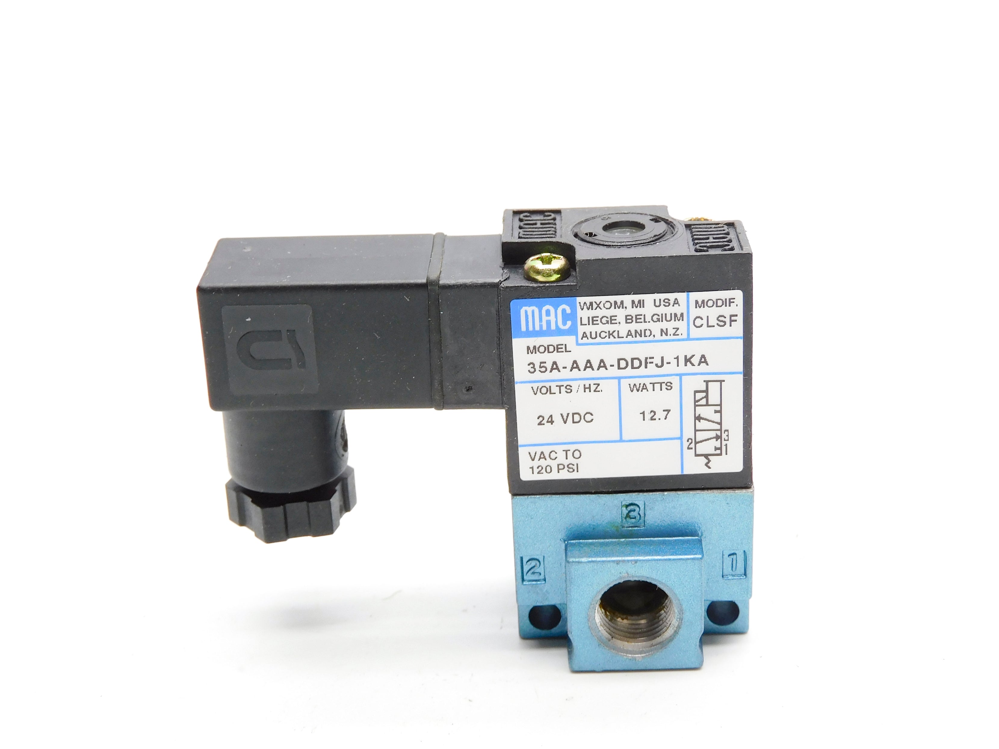 MAC 35A-AAA-DDFJ-1KA 24VDC 120PSI NSMP