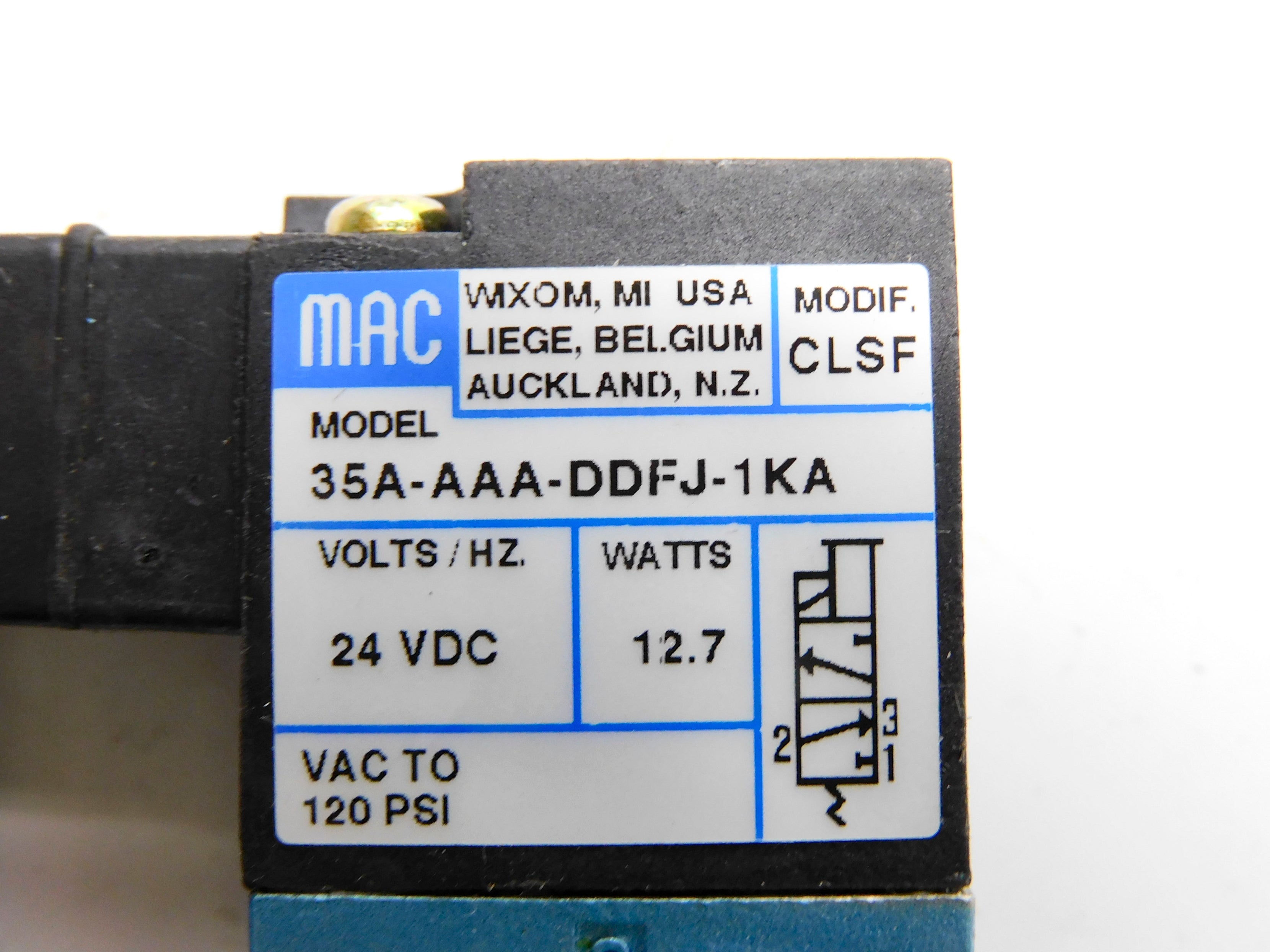 MAC 35A-AAA-DDFJ-1KA 24VDC 120PSI NSMP