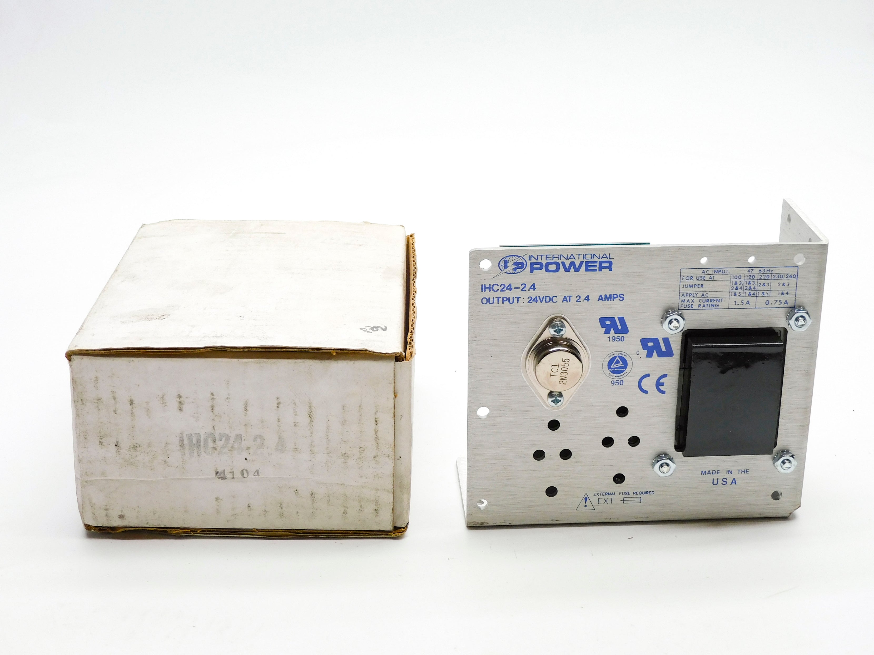 INTERNATIONAL POWER IHC24-2.4 230/240VAC 0.75A NSMP