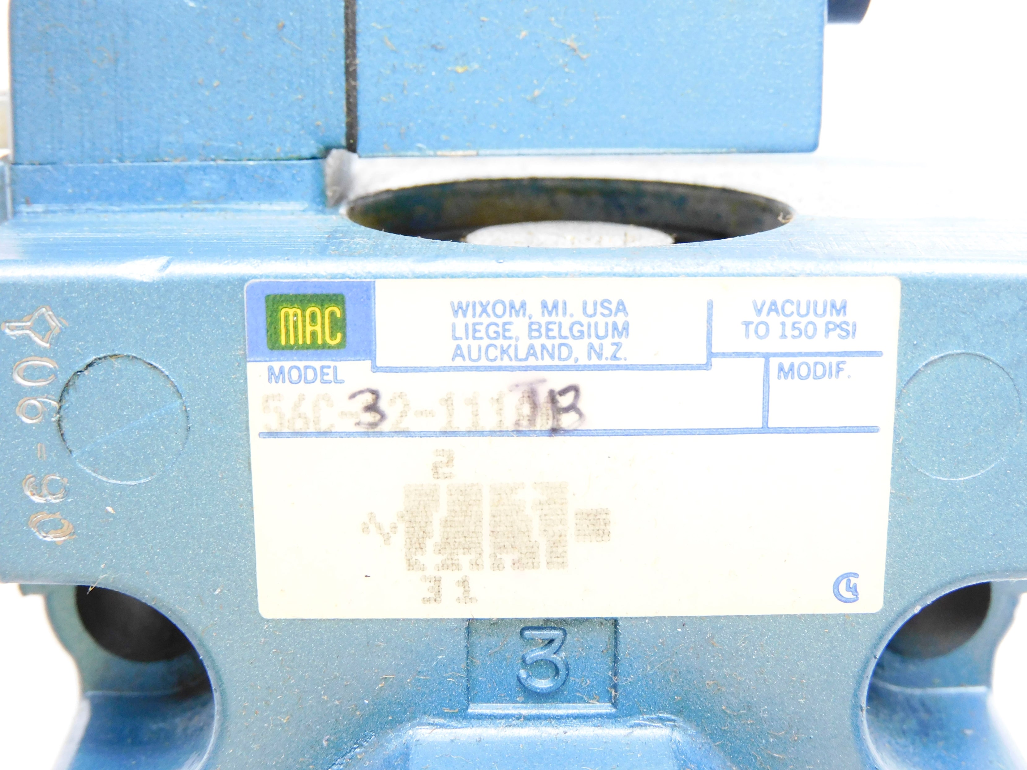 MAC 56C-32-111JB 120/60 110/50 150PSI UNMP