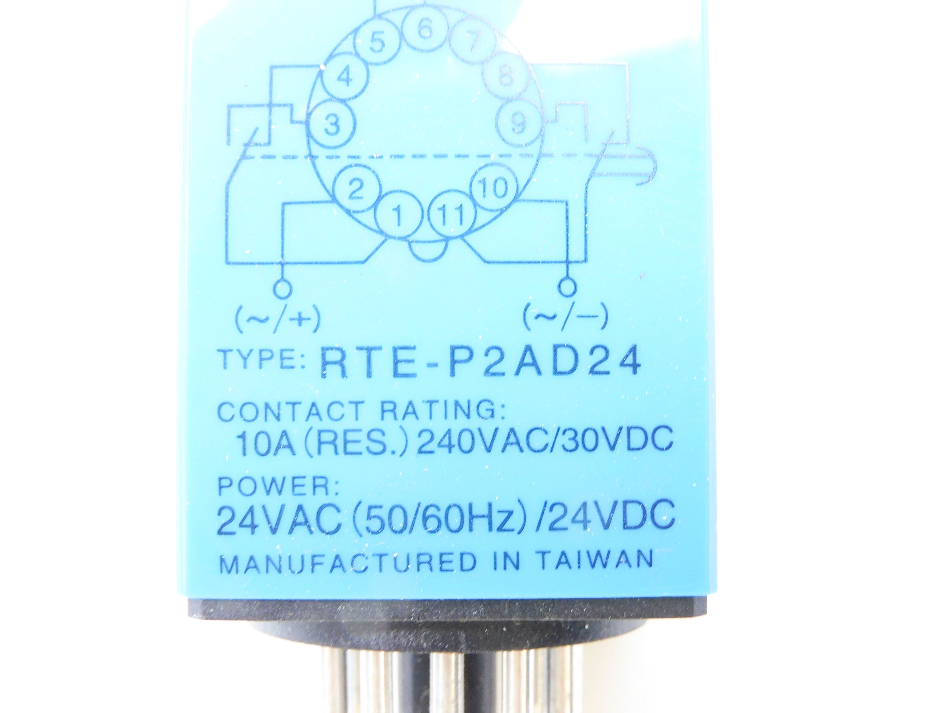 IDEC RTE-P2AD24 24VAC/DC 10A NSMP