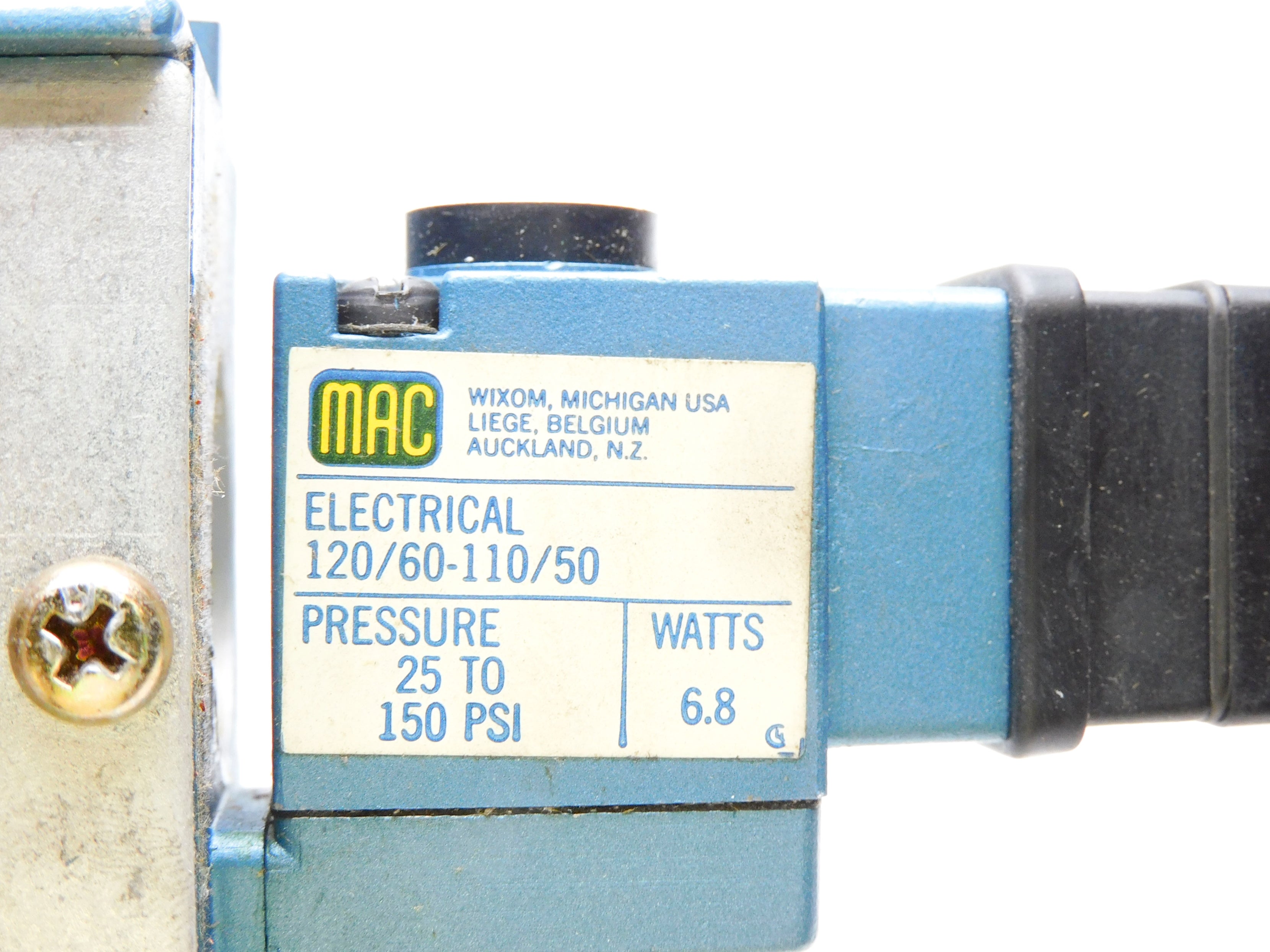 MAC 56C-12-111JB 120/60 110/50 150PSI UNMP