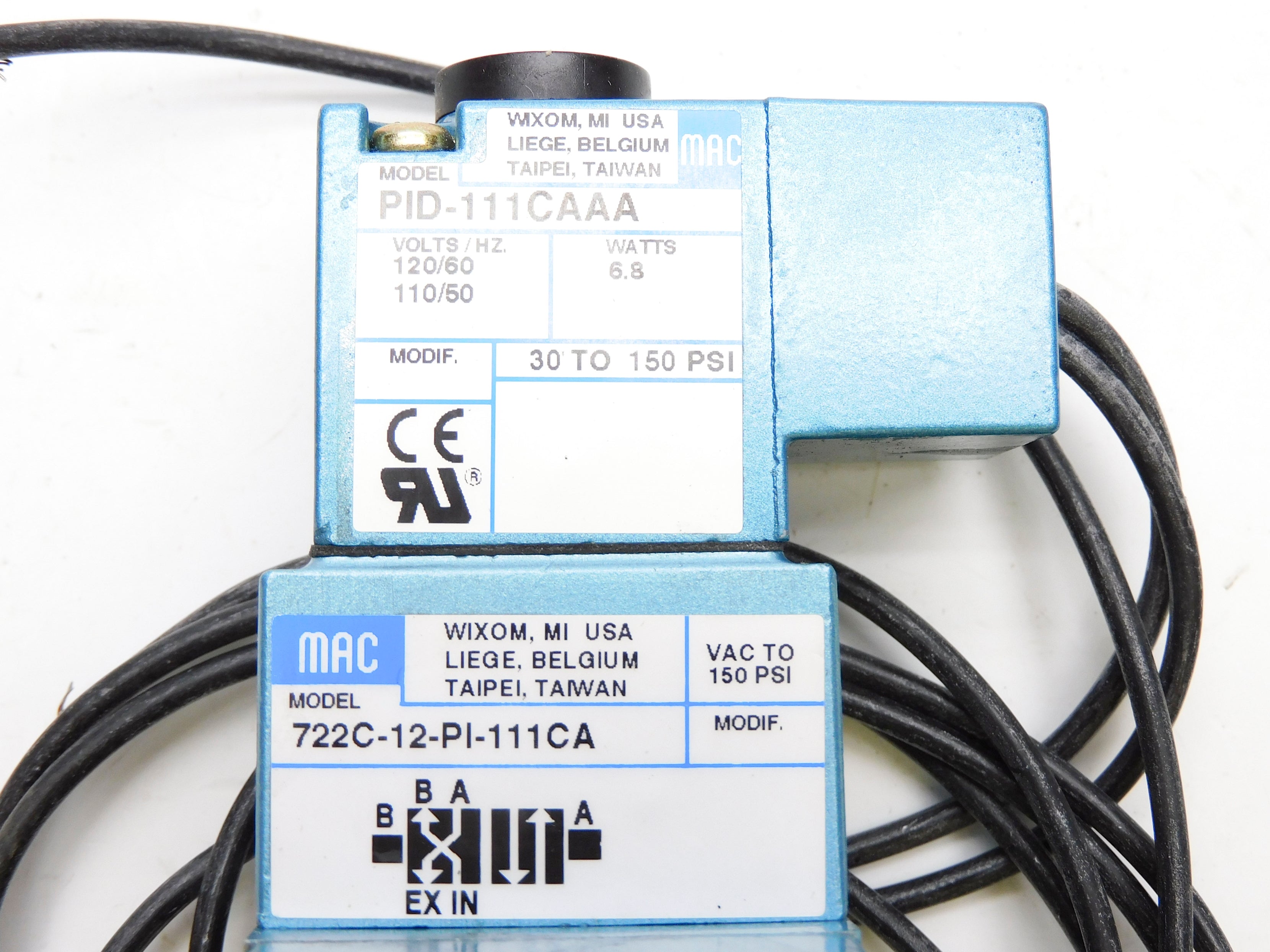 MAC 722C-12-PI-111CA 120V 150PSI UNMP