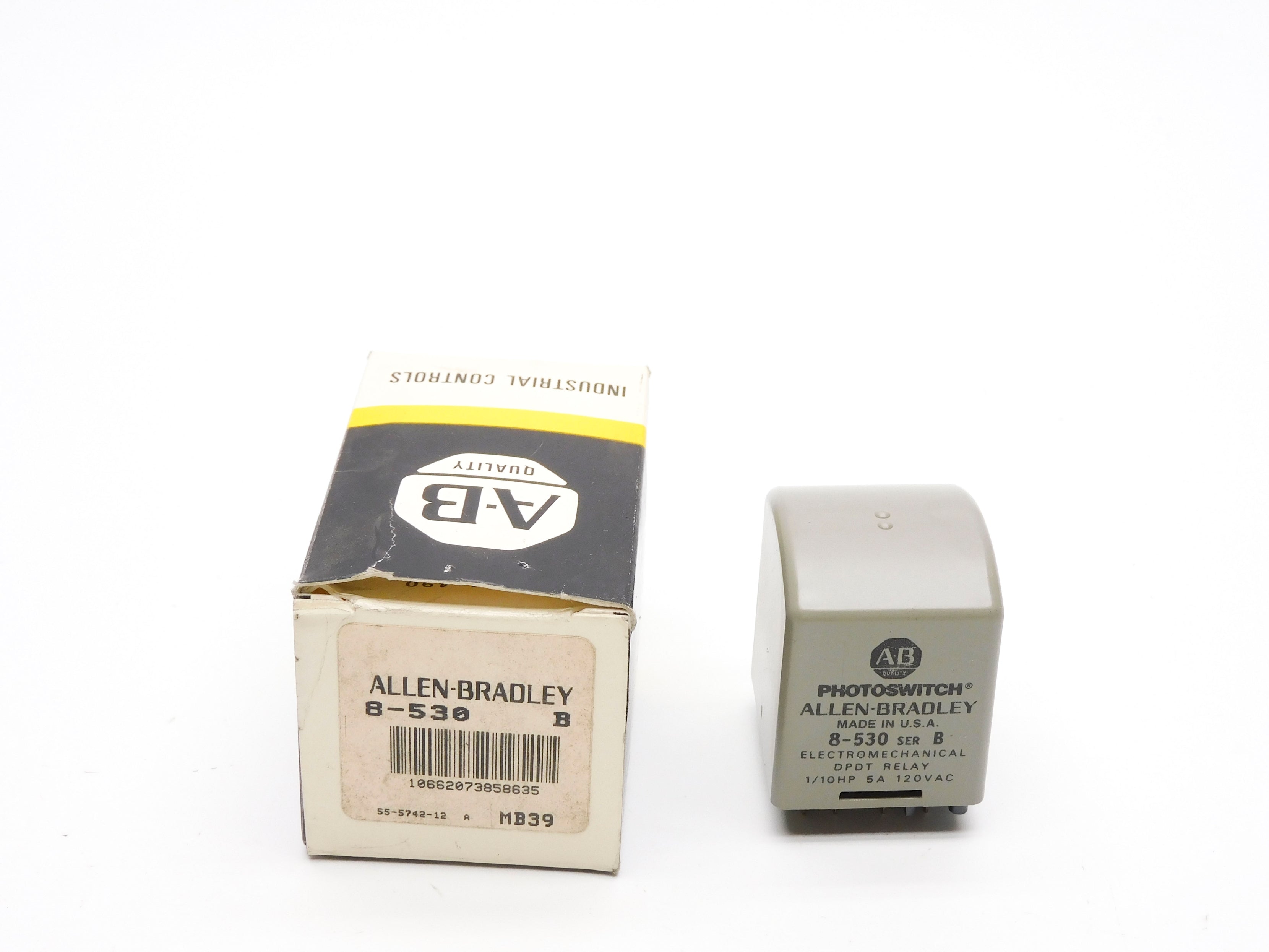 INDUSTRIAL SPARE PART 8-530 SER. B 120VAC 5A (BK/YL) NSMP