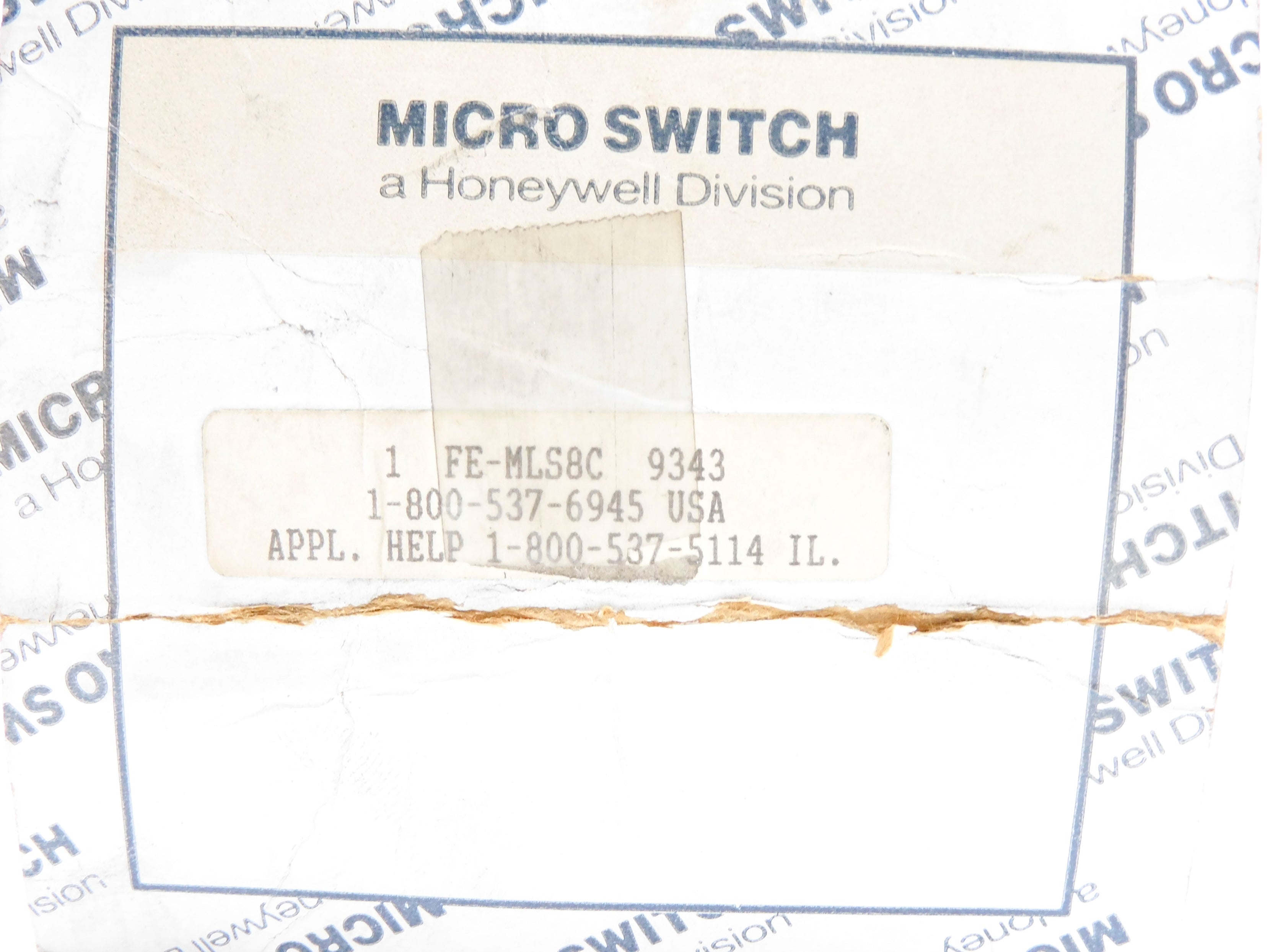 MICROSWITCH FE-MLS8C NSMP