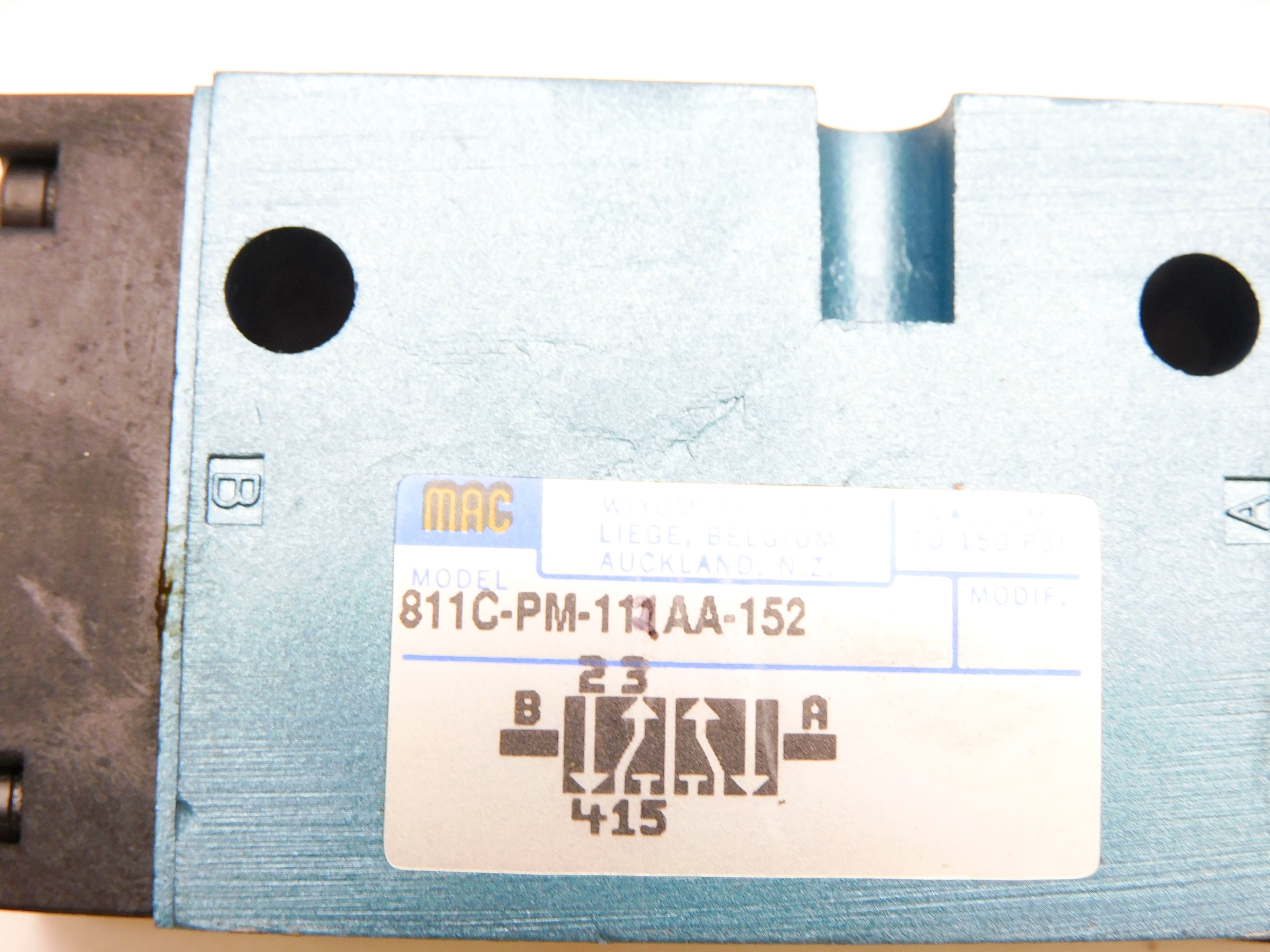 MAC 811C-PM-112AA-152 120/60 110/50 150PSI NSNP