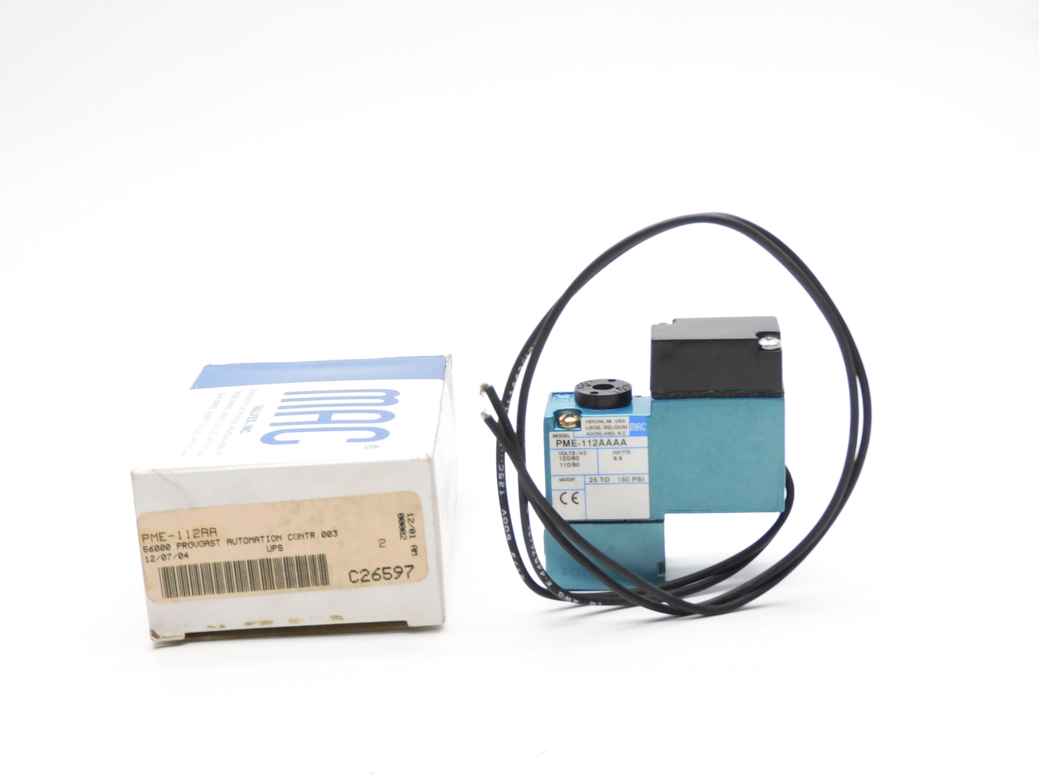 MAC PME-112AAAA 120/60 110/50 150PSI NSMP